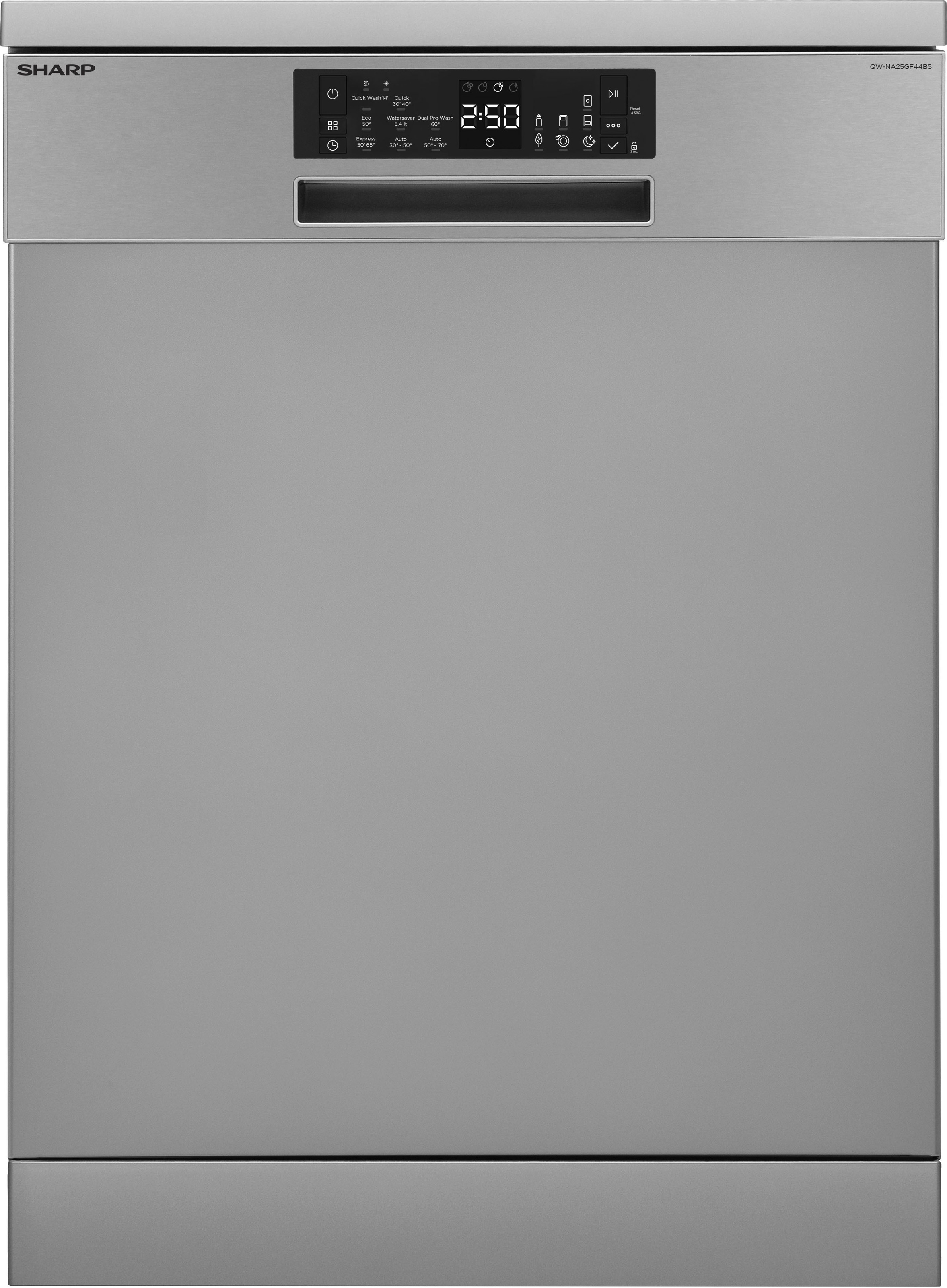 Sharp Standgeschirrspüler »QW-NA25GF44BS-DE«, 14 Maßgedecke