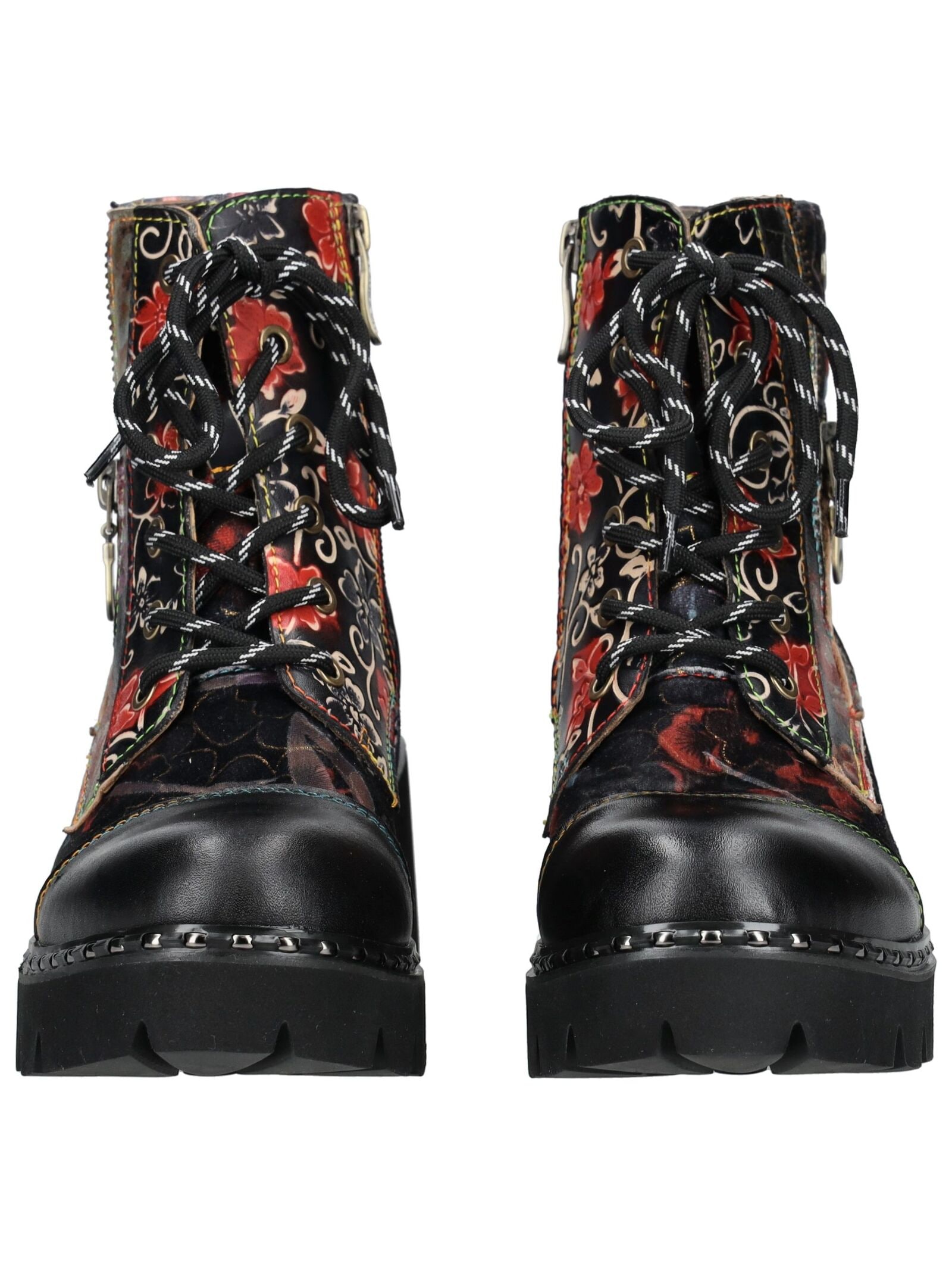 LAURA VITA Schnürstiefelette »LAURA VITA Stiefelette Leder/Textil«