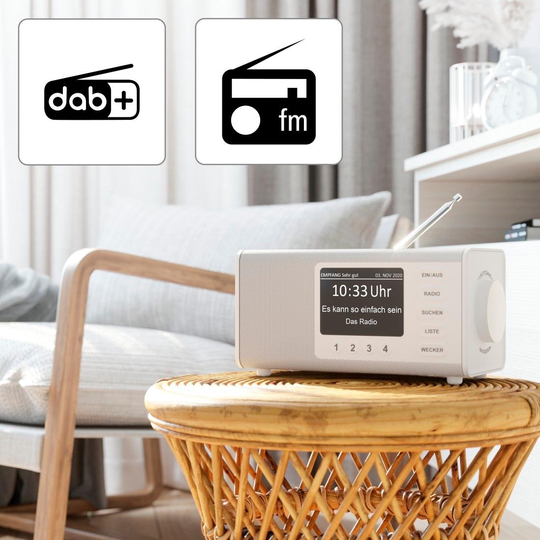 Internetradio«, weiß kaufen (Digitalradio FM/DAB/DAB+, »Digitalradio (DAB+) 5 Rechnung \