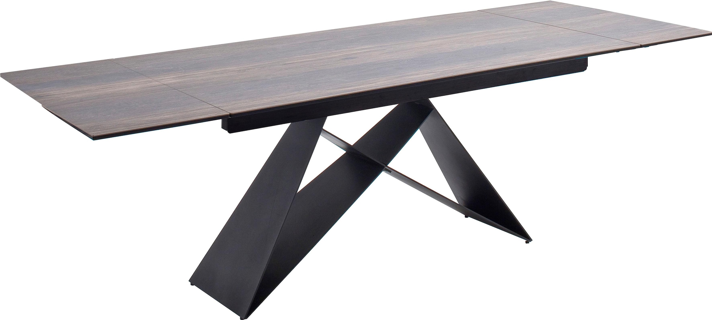 MCA furniture Esstisch »Kobe«, Esstisch Glas-Keramik mit Stirnauszug