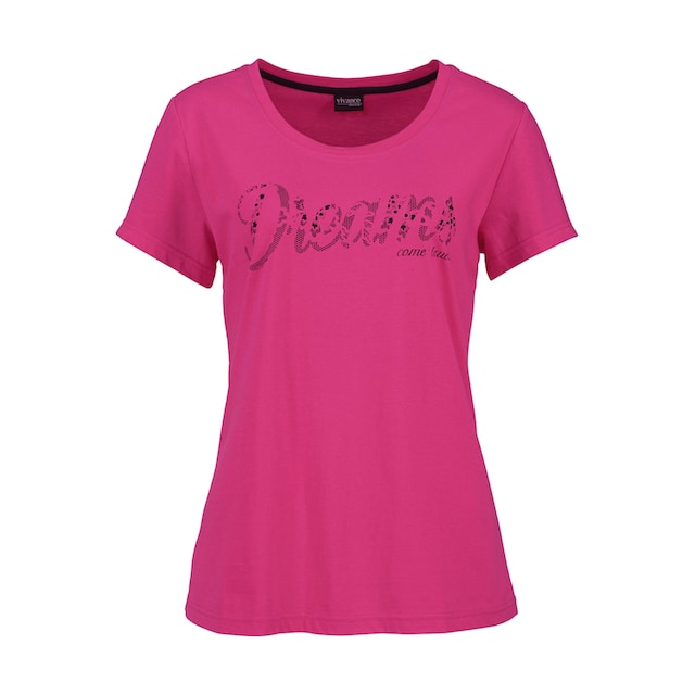 Vivance Dreams Pyjama, (Set, 3 tlg.), mit Frontschriftzug online kaufen