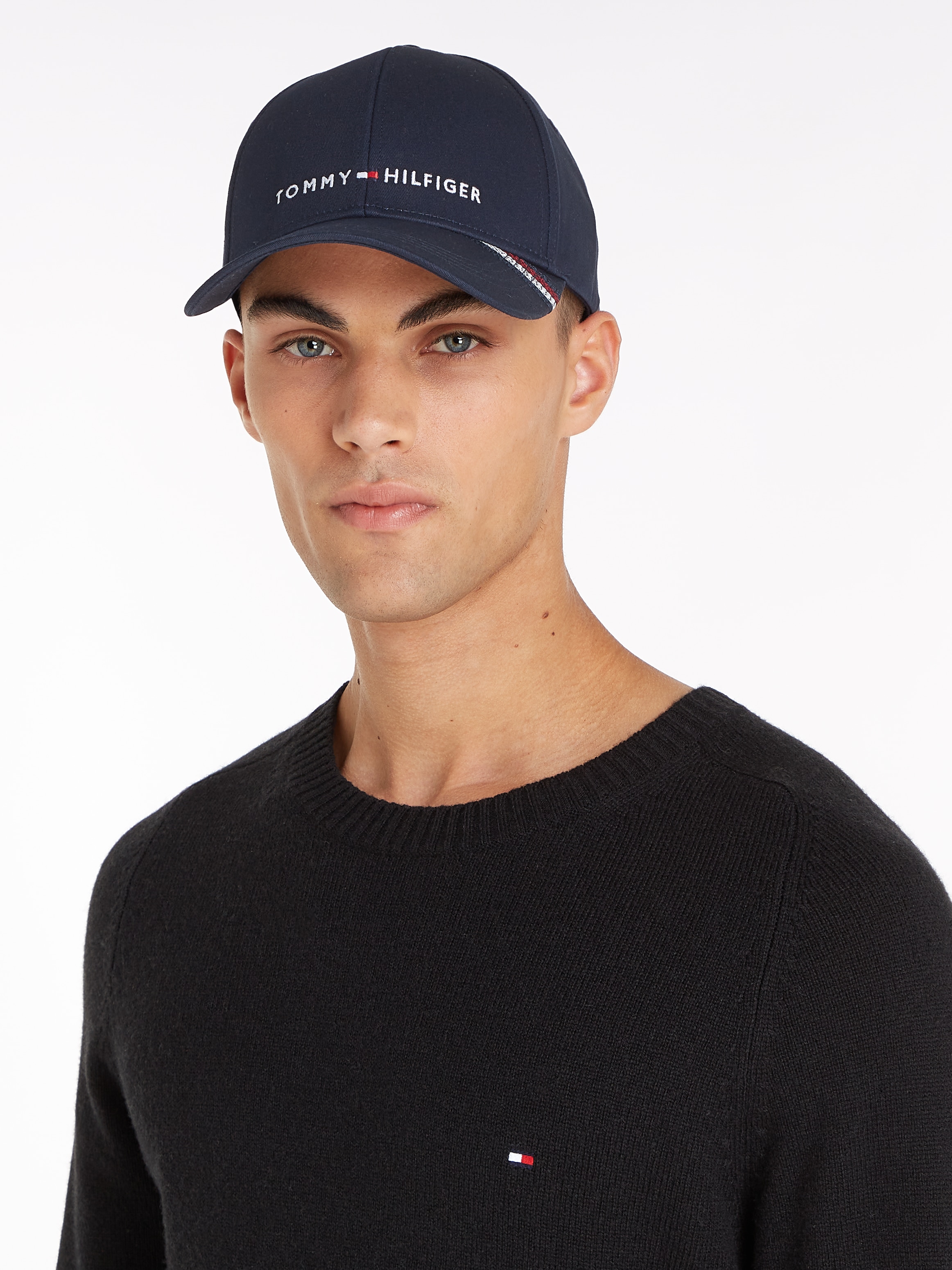 Tommy Hilfiger Baseball Cap »TH FOUNDATION COTTON 6 PANEL CAP«, mit Logostickerei