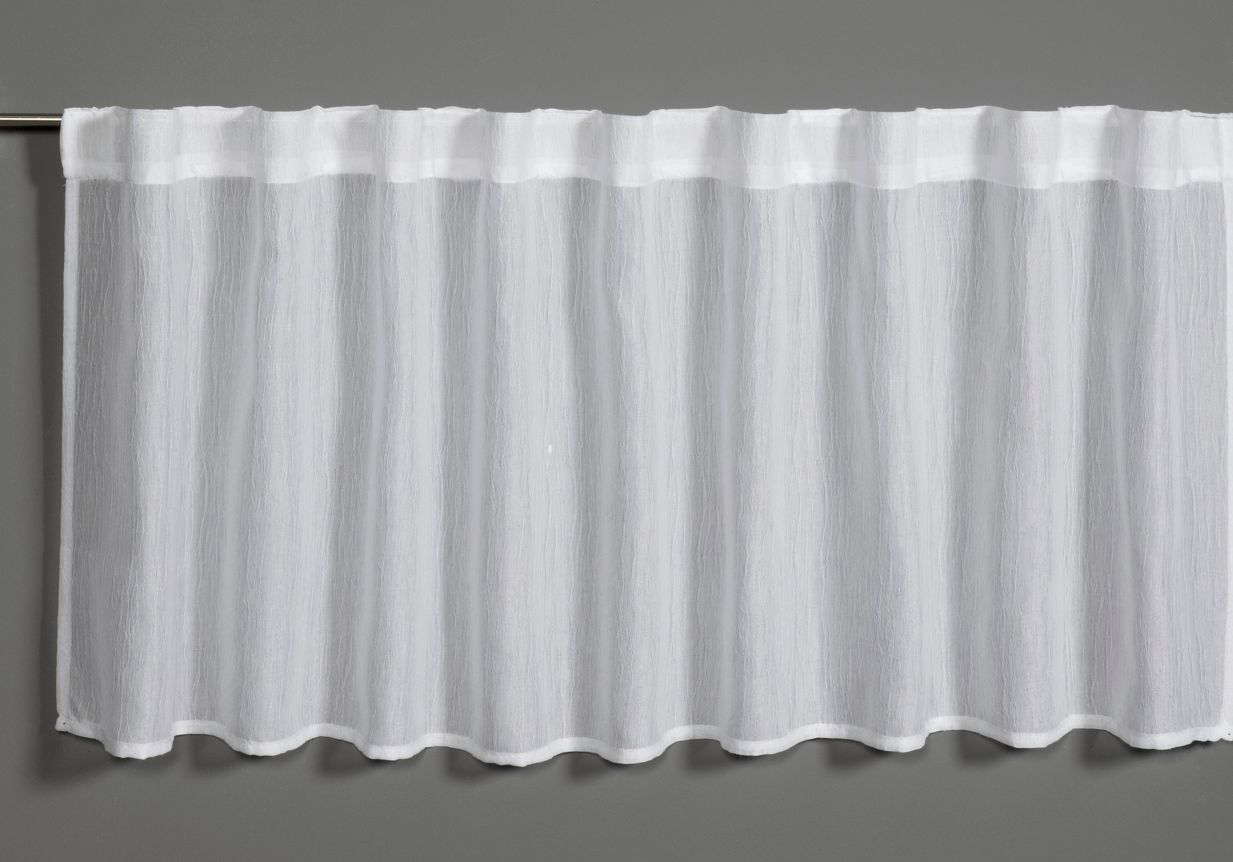 GARDINIA Gardine »Bistrogardine Jacquard-Voile«, (1 St.), transparent, Poly günstig online kaufen