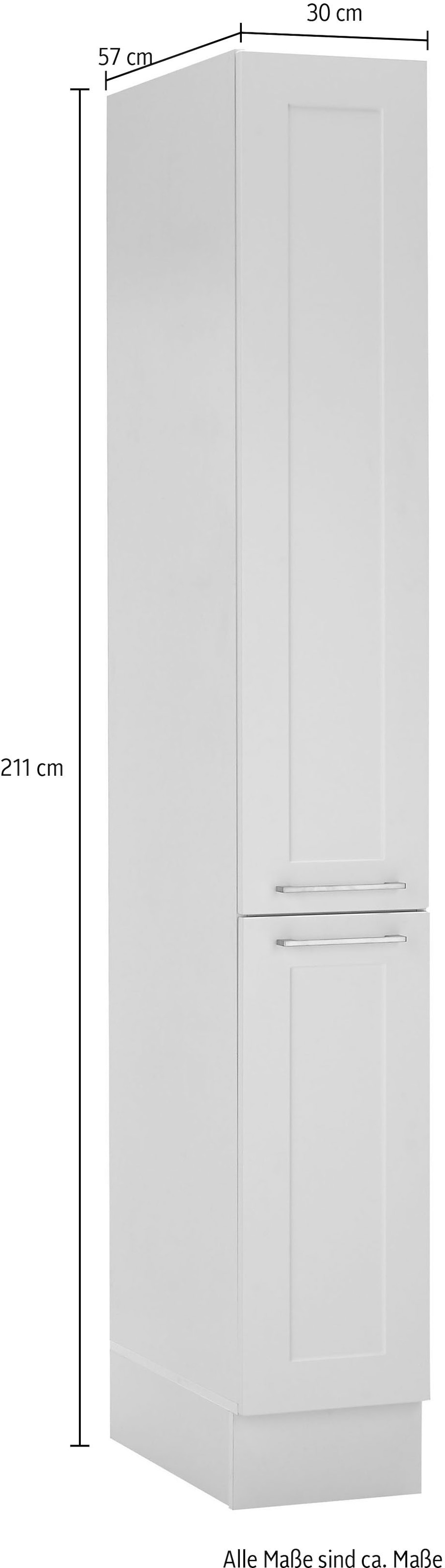 BASIC by Balculina Vorratsschrank »Marsi«, Breite 30 cm, Türanschlag wechselbar, mit Soft-Close-Funktion