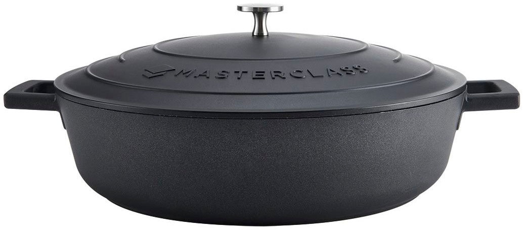Master Class Kasserolle "MasterClass", schwarz, 5 l + Höhe 15cm