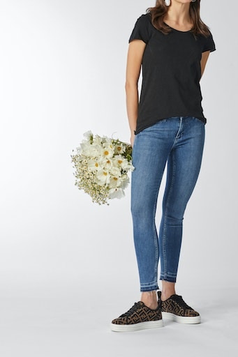 RICHROYAL T-Shirt in femininer Basic-Form