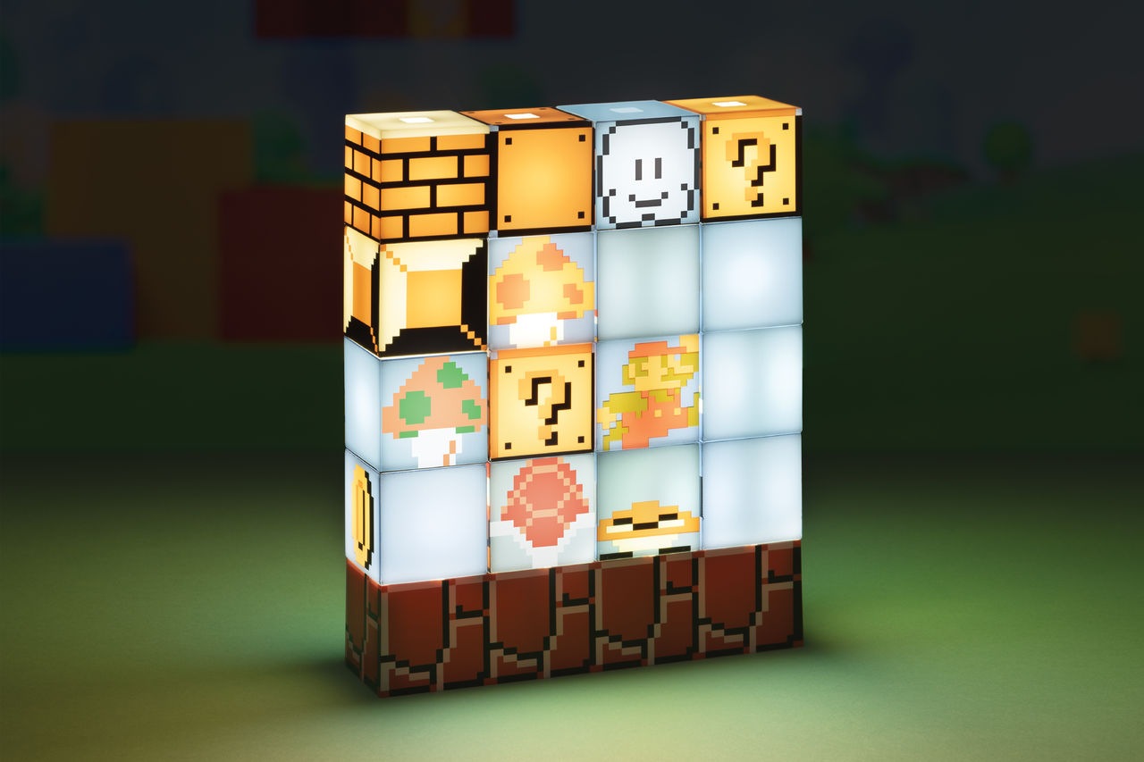 Paladone LED Dekofigur »Super Mario Leuchte zum selbstgestalten«