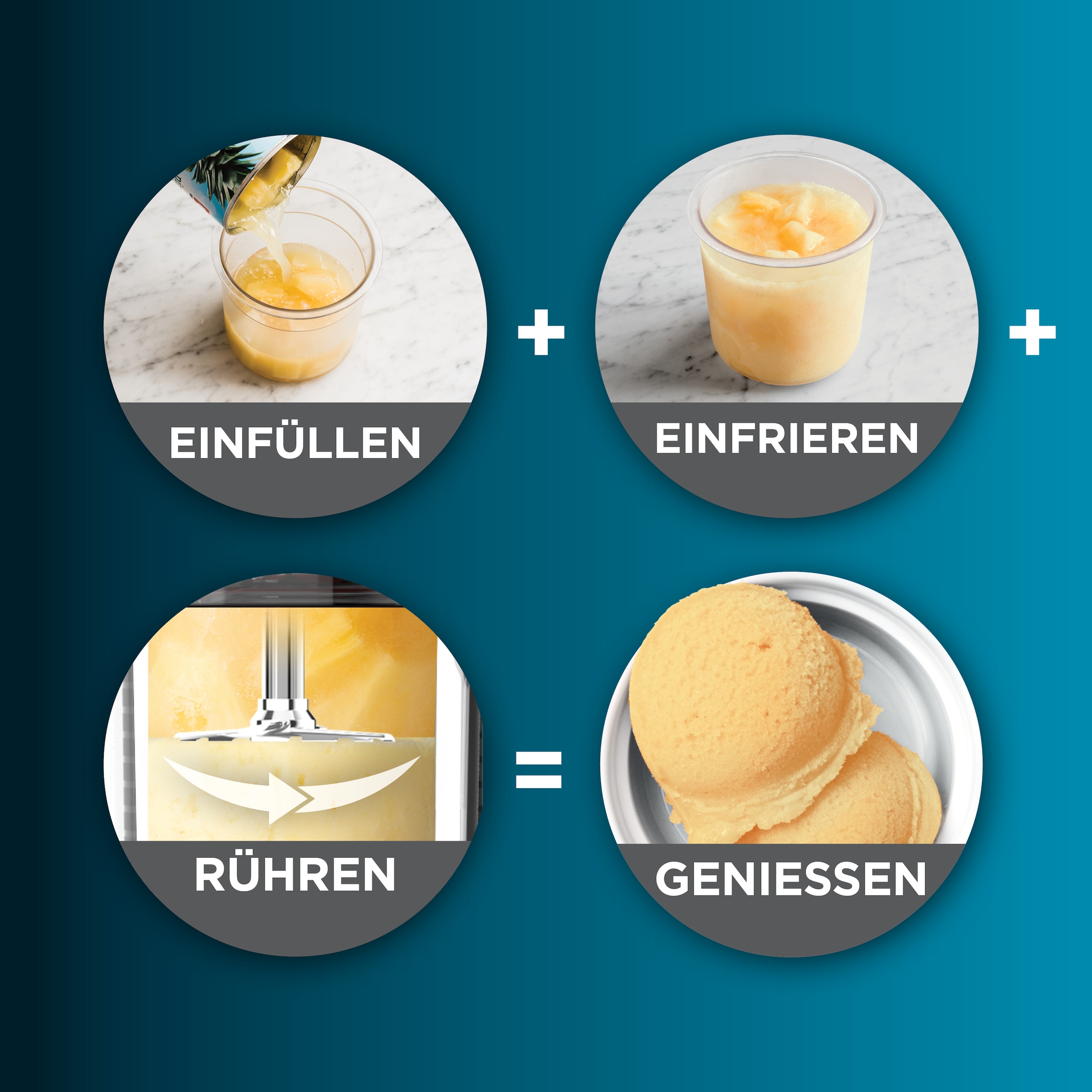 NINJA Eismaschine »NC302EU Creami« 0,47 l 800 W Mit 2 Dessertbehältern