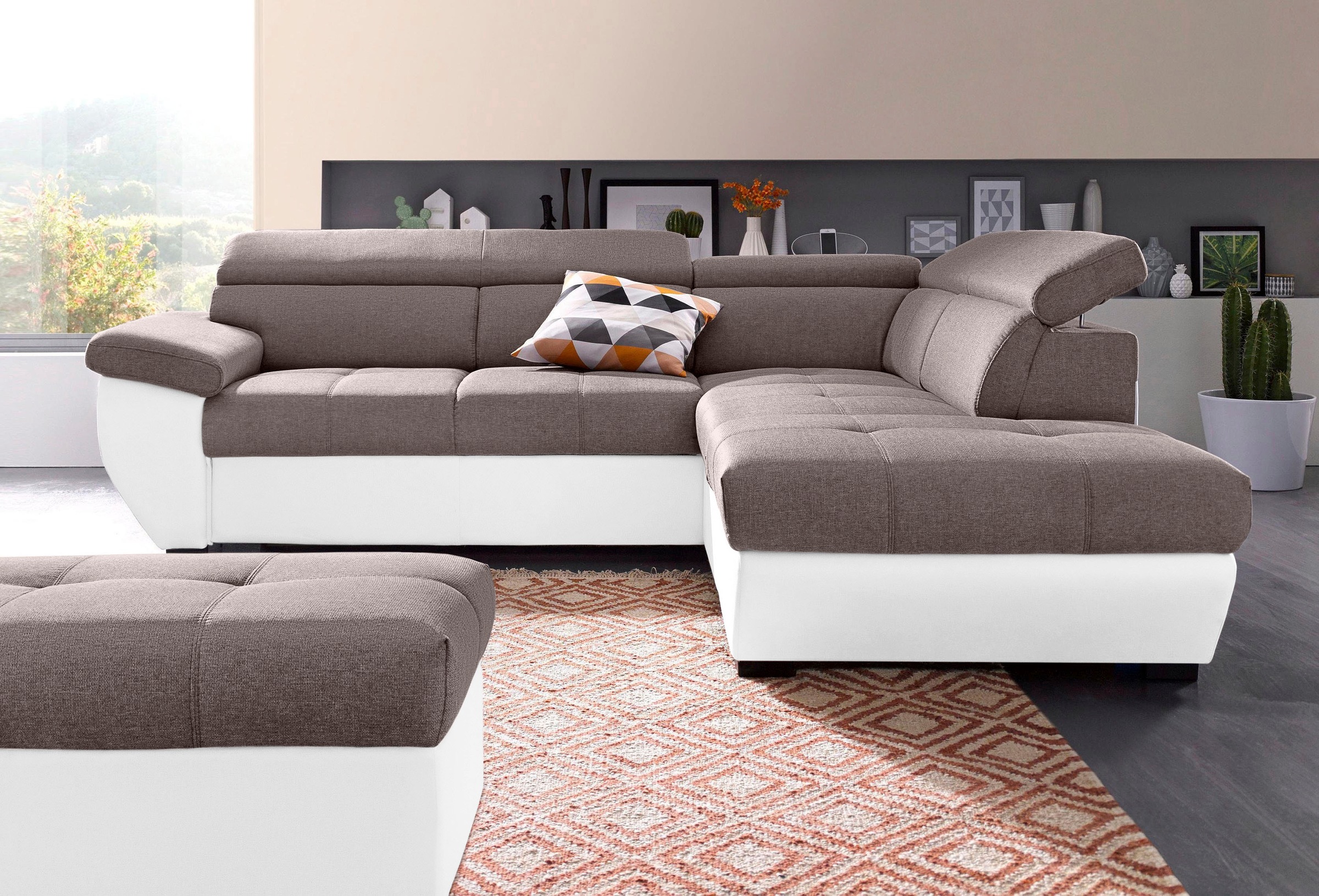 COTTA Polstergarnitur »Speedway L-Form«, (Set), Set bestehend aus: Ecksofa günstig online kaufen