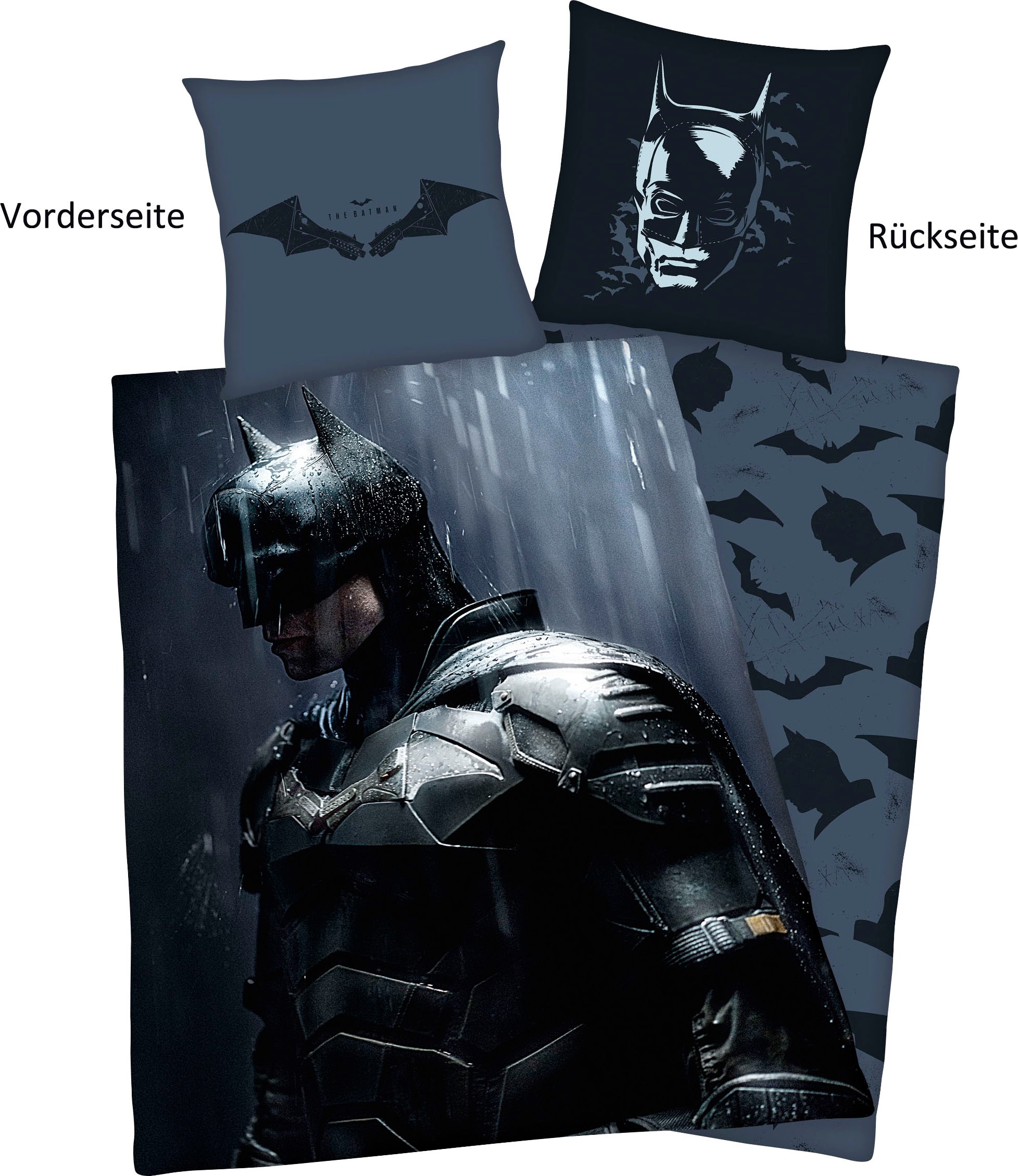 Batman Wendebettwäsche »Batman«, mit tollem Motiv günstig online kaufen