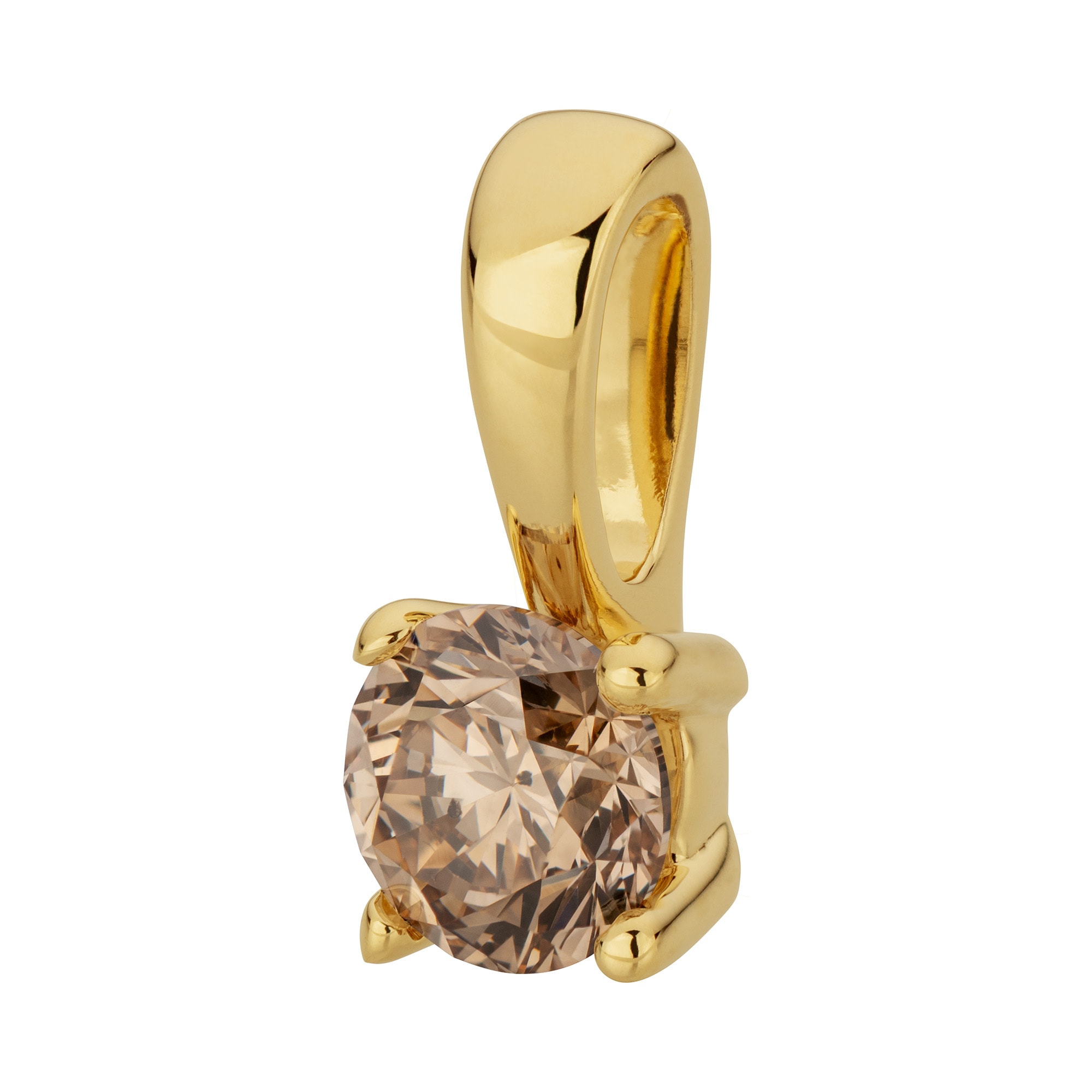 Orolino Kettenanhänger »585/- Gelbgold 1 Brill. 0,25ct. braun«