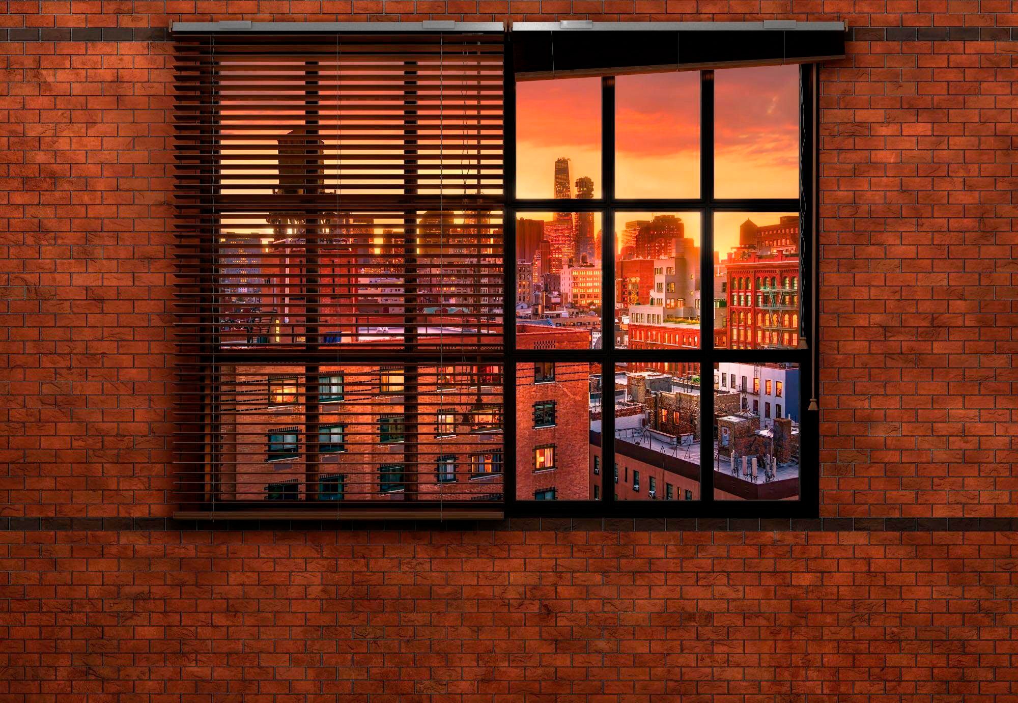 Brick«, online x inklusive Komar (Breite Fototapete 368x254 Höhe), »Brooklyn kaufen cm Kleister
