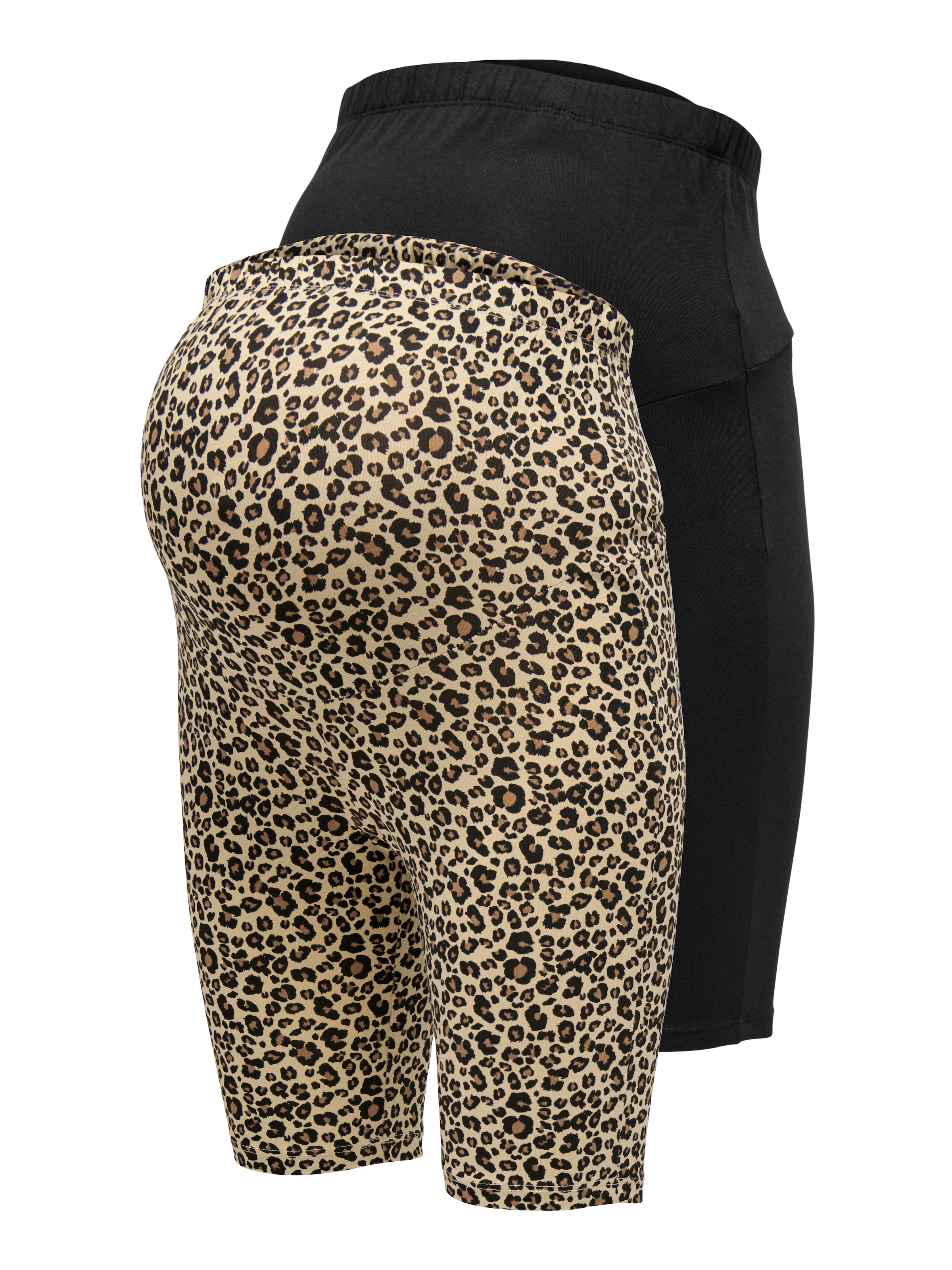 ONLY MATERNITY Umstandsshorts »OLMLOVELY SHORTS JRS MAT 2 PACK AOP«