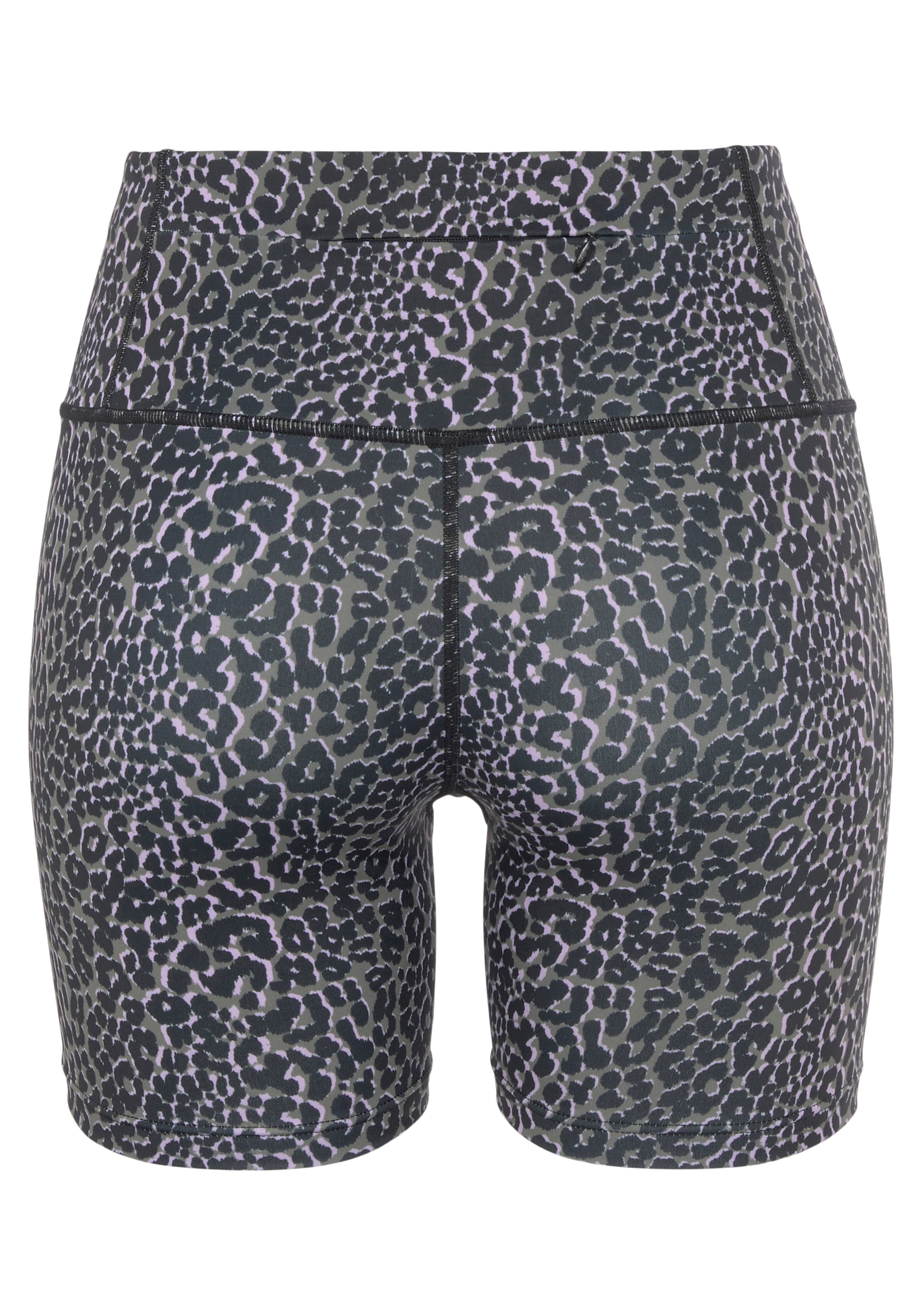 LASCANA ACTIVE Shorts, Radlerhose in Leo-Optik