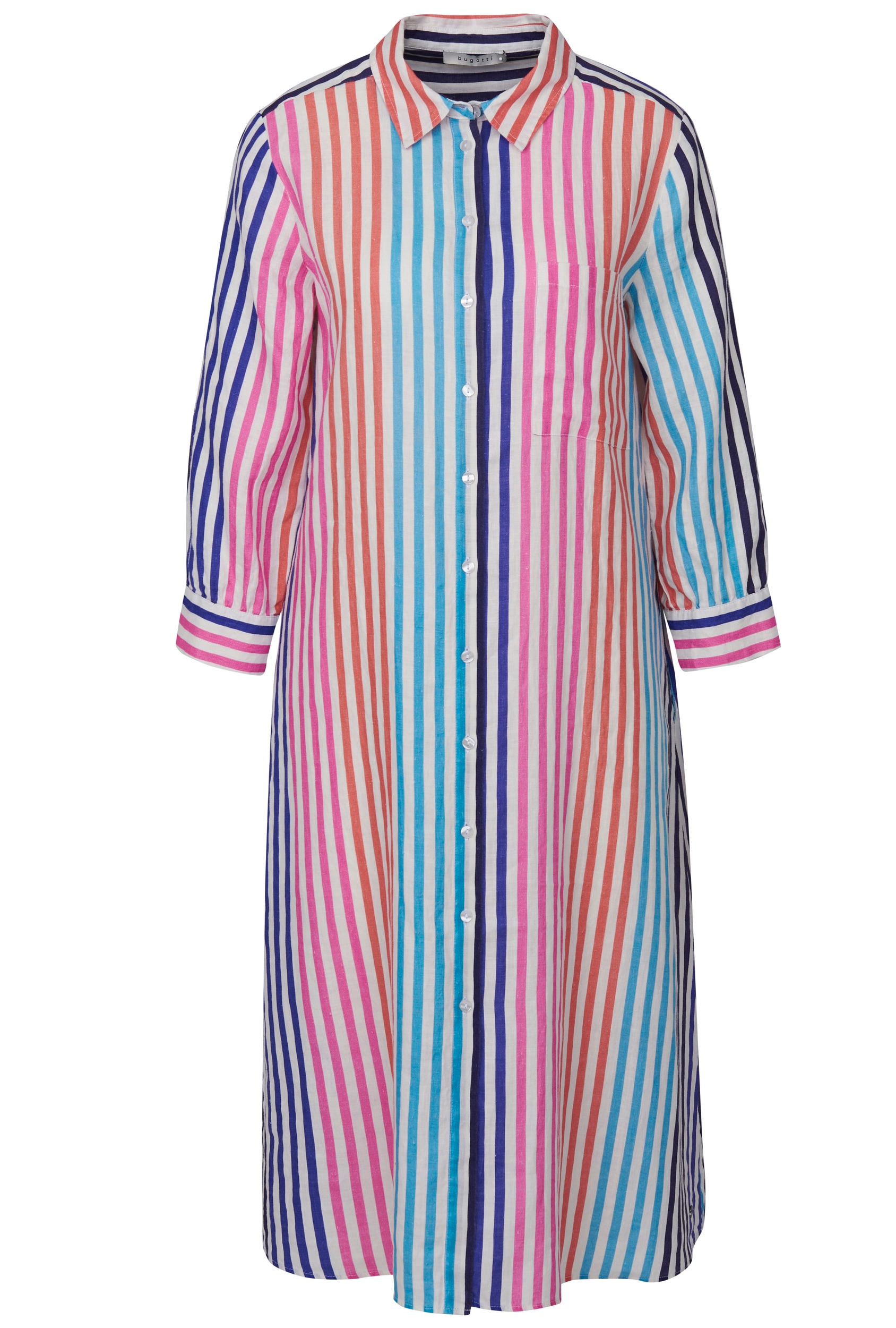 bugatti Blusenkleid, mit stilvoller Streifenkombination