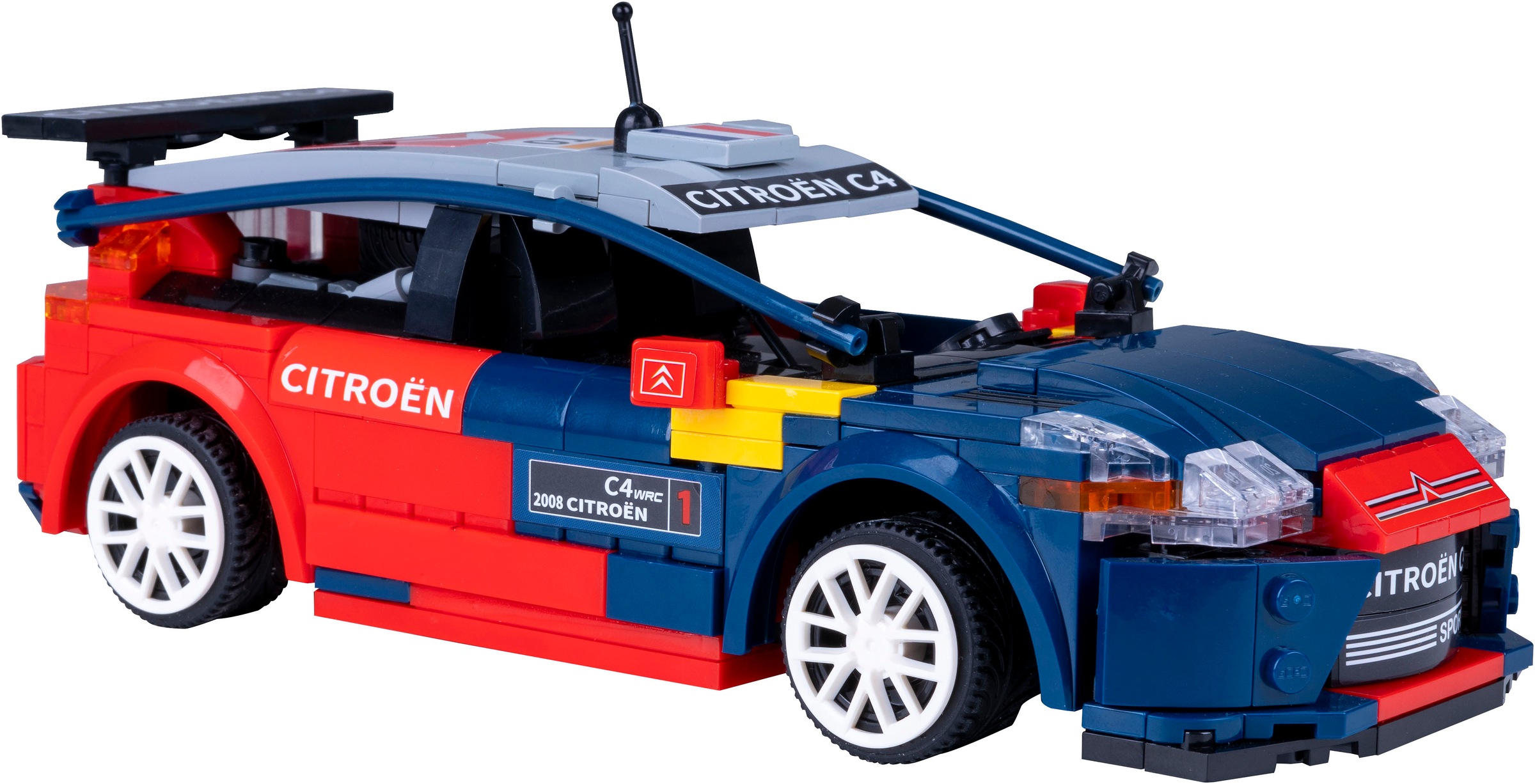 Jamara RC-Auto »CaDA, 2008 Citroën C4 WRC 1:20 2,4GHz Bricks«