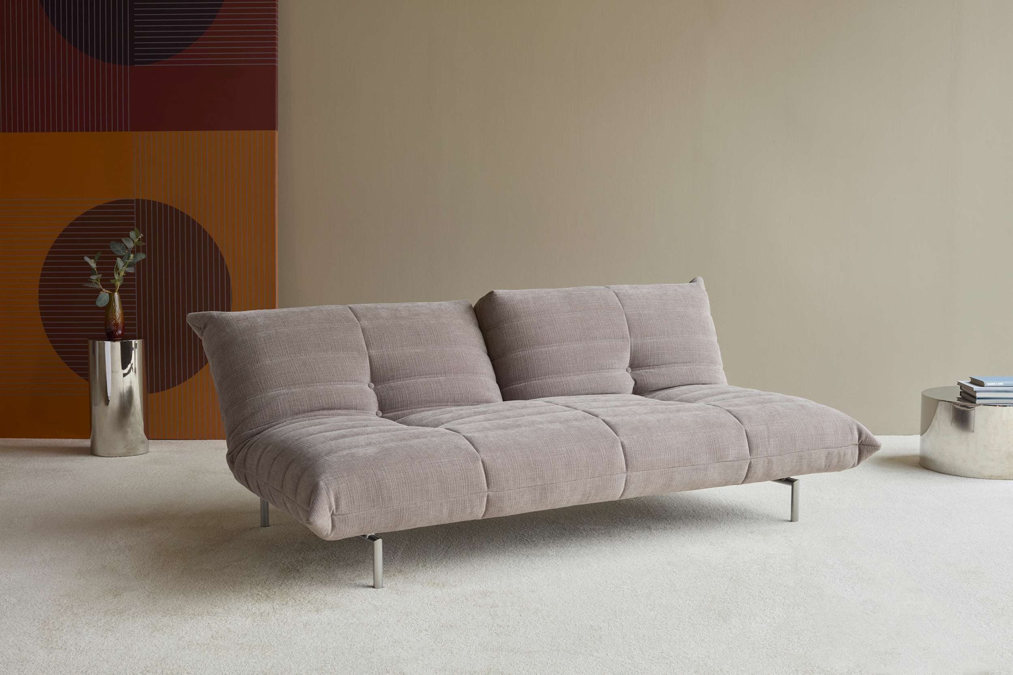 INNOVATION LIVING ™ Loungesofa »Loungesofa Mikunjo mit Schlaffunktion« Rückenlehne mit 3-stufiger Verstellung und integrierter Schlaffunktion