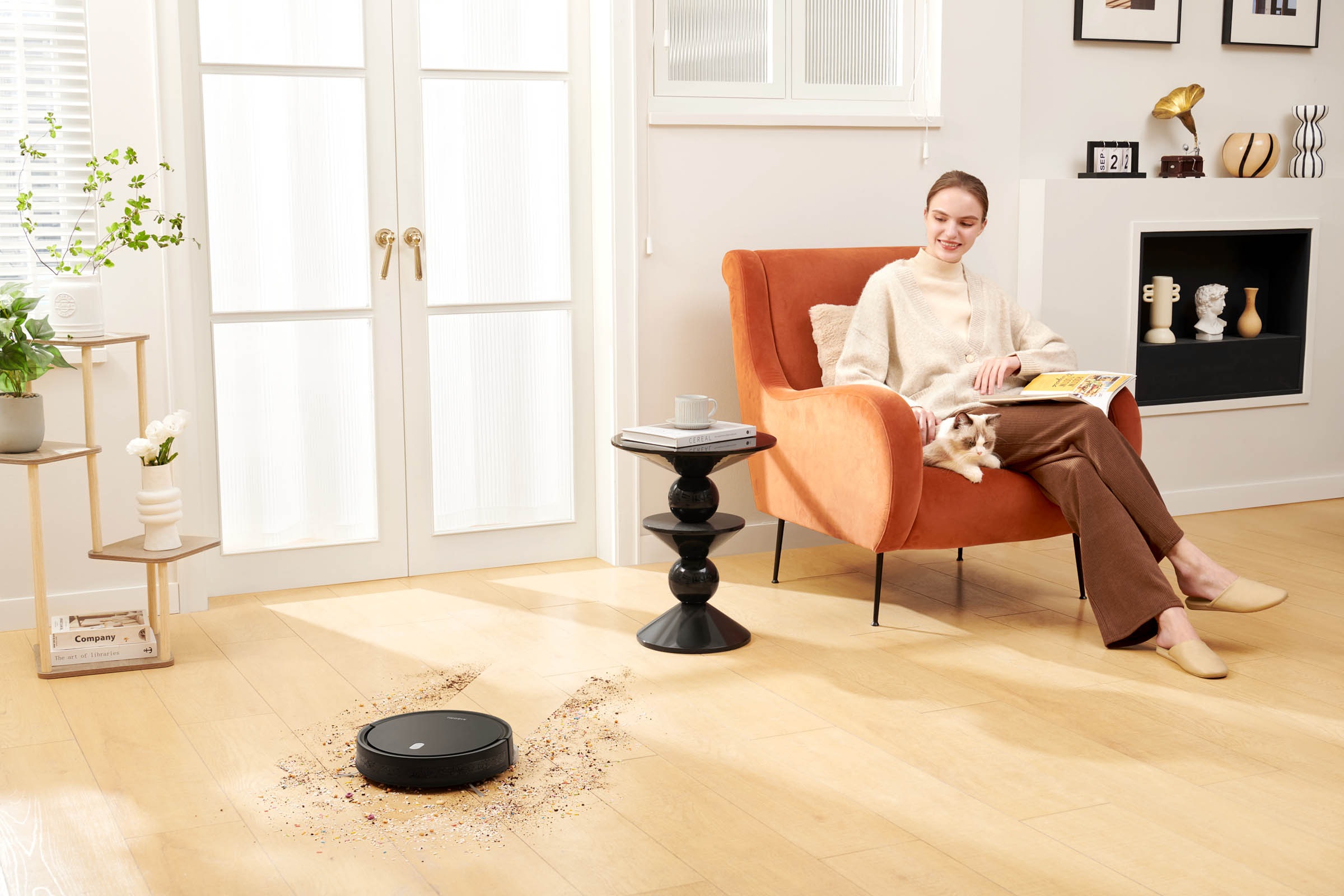 Xiaomi Wischroboter »Xiaomi Robot Vacuum E5 (schwarz)«, Benutzerfreundlicher und bequemer Betrieb