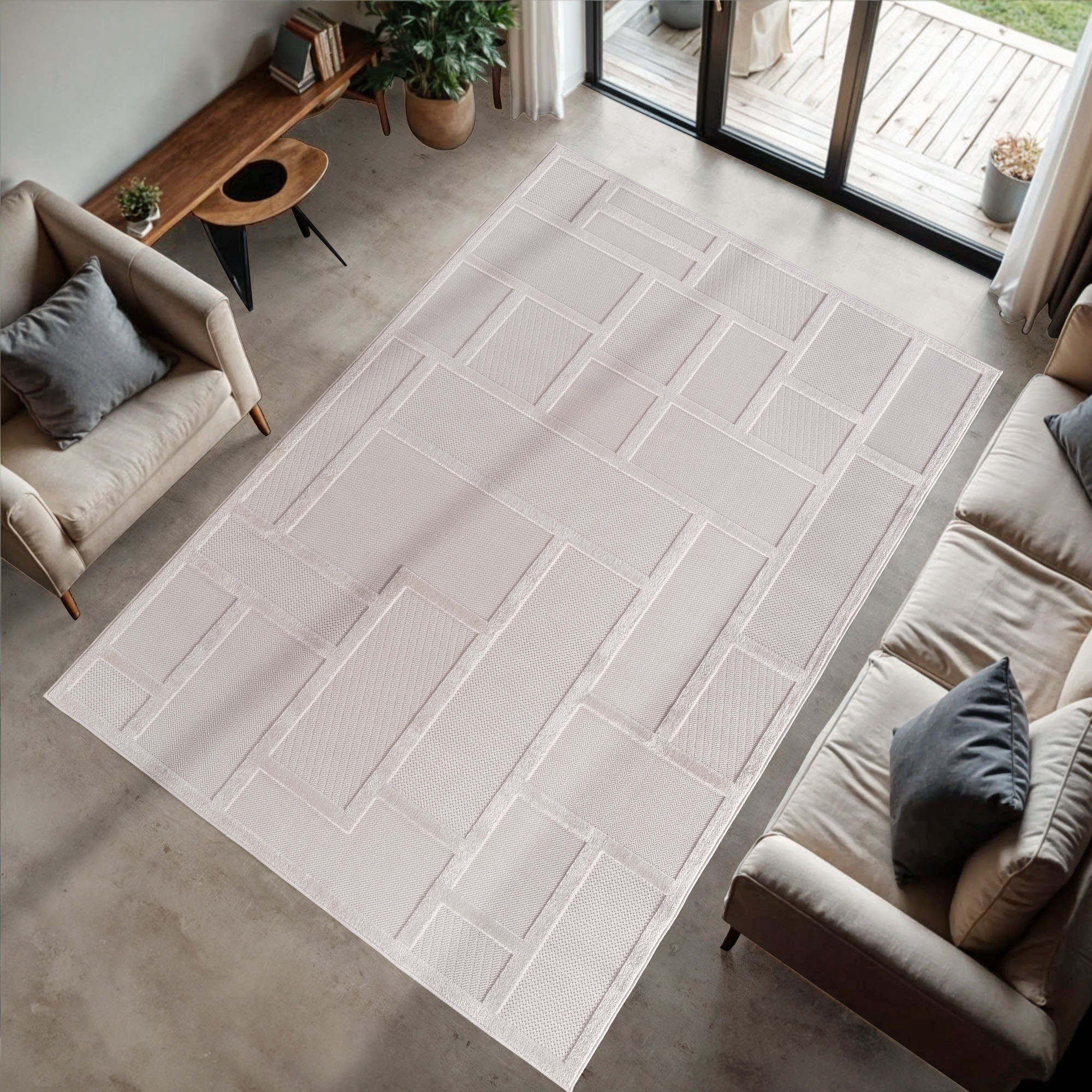 Ayyildiz Teppiche Teppich »DOHA 1657«, rechteckig, 4 mm Höhe, Läufer, 3D Ho günstig online kaufen