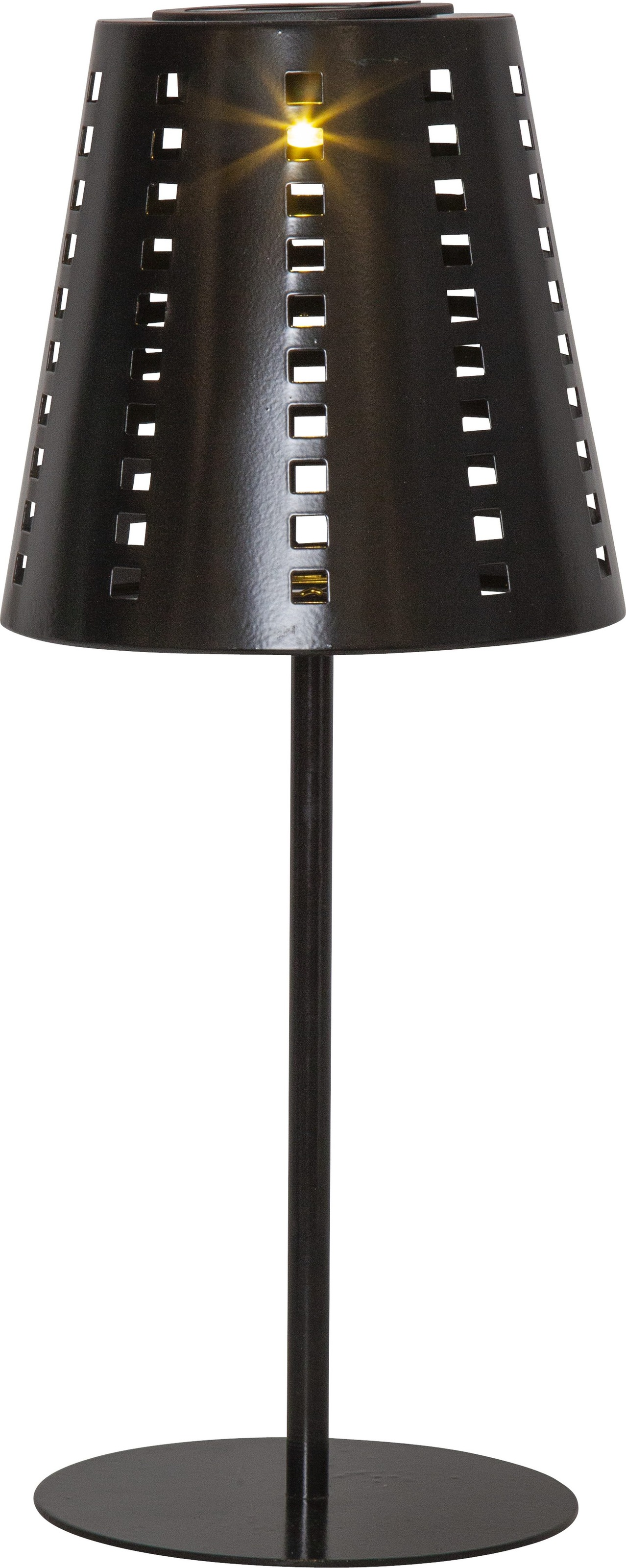Parforce Traditional Hunting LED Solarleuchte »Solarlampe Sola« LED-Board 1 Stk. Warmweiß Solar-Tischlampe, dekoratives Ausstanzungsmuster, Dämmerungssensor