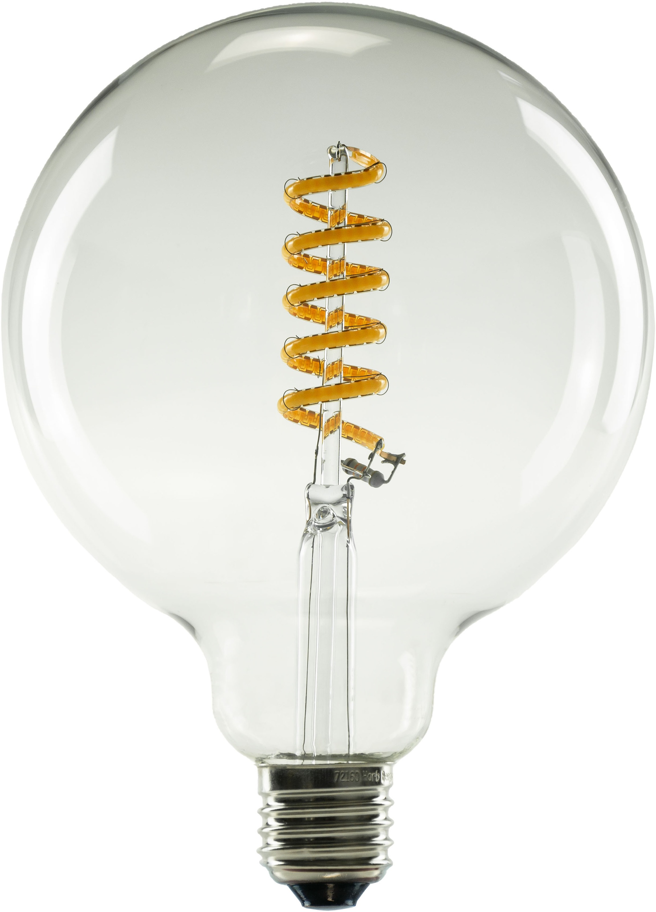 SEGULA LED-Leuchtmittel »LED Globe 125 Curved Spirale klar«, E27, Warmweiß, günstig online kaufen