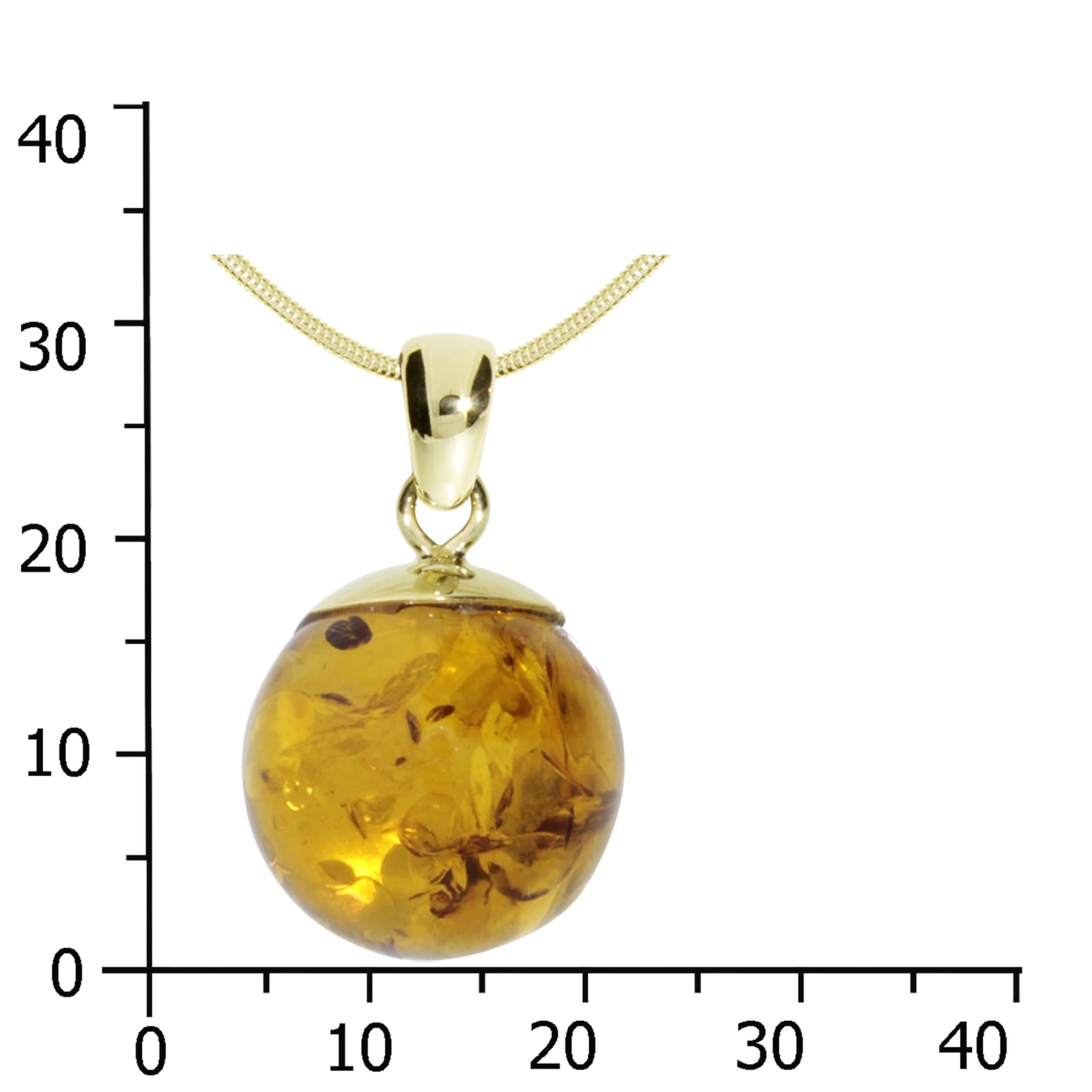 OSTSEE-SCHMUCK Kette mit Anhänger »Ostsee-Schmuck Kette mit Anhänger Fanja Kette mit Anhänger Fanja«