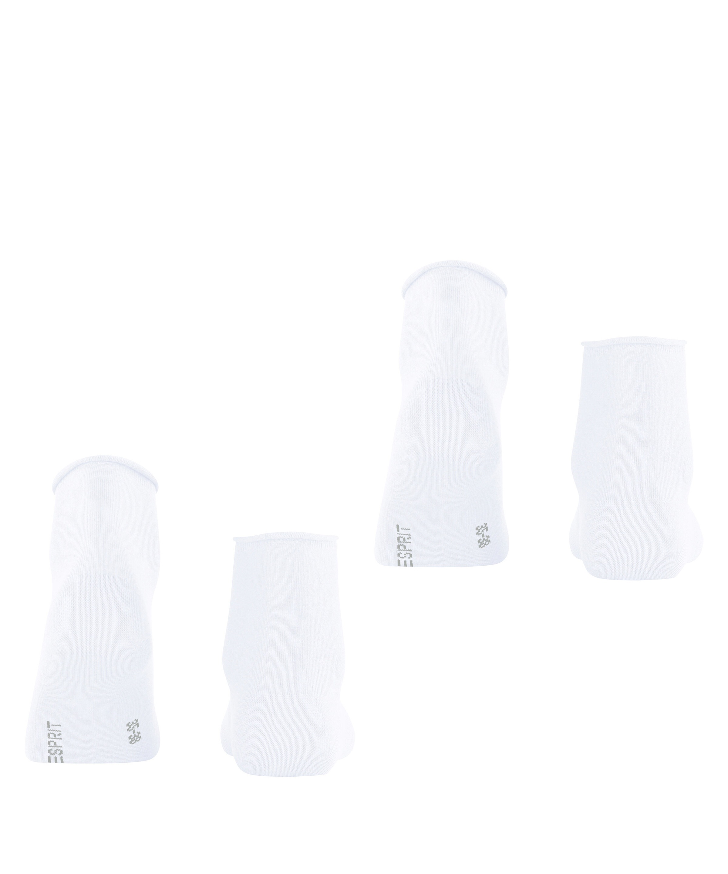 Esprit Kurzsocken »Basic Pure« 2 Paar,  unifarbenes Basic-Design, Rollbündchen