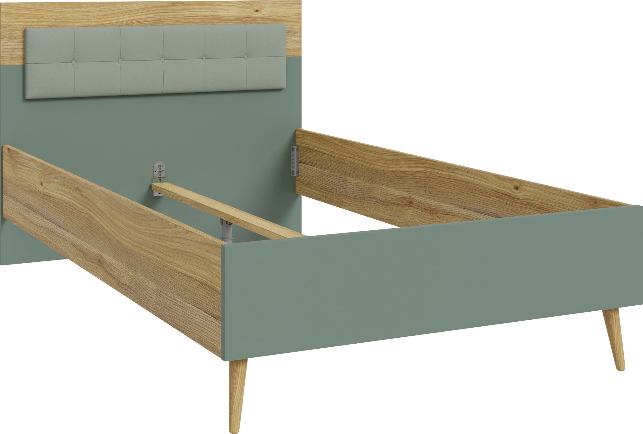 FORTE Jugendbett Kinderbett, Belastbar bis 250KG, (Liegeflächen 140x200cm o günstig online kaufen