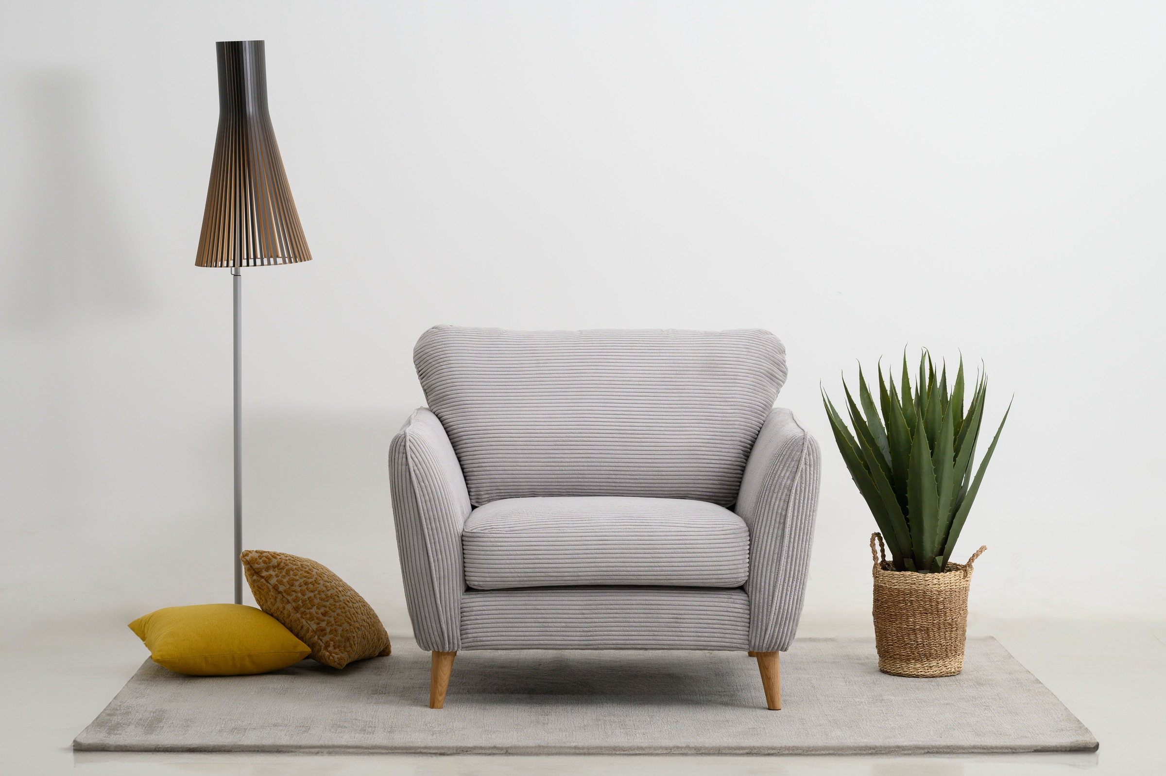 Home affaire Sessel »MARSEILLE« Massivholzbeine Eiche, Landhausstil, Wellen günstig online kaufen