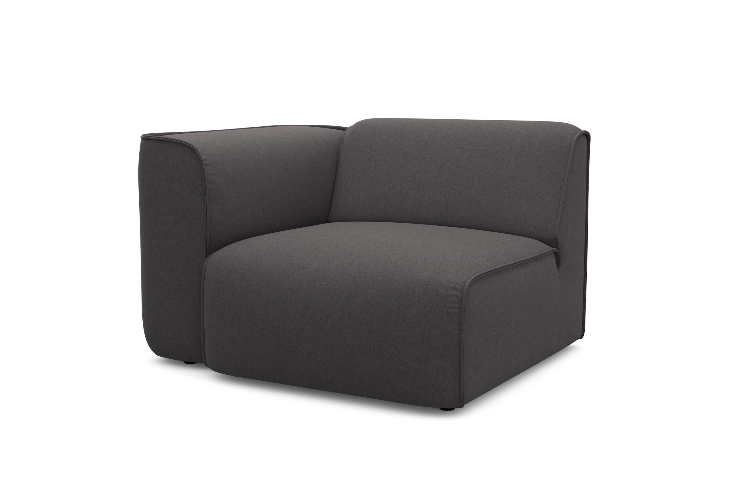 RAUM.ID Sessel »Merid Sofa-Eckelement, Maße B/T/H: 109/97/46 cm«, als Modul oder separat verwendbar, für individuelle Zusammenstellung