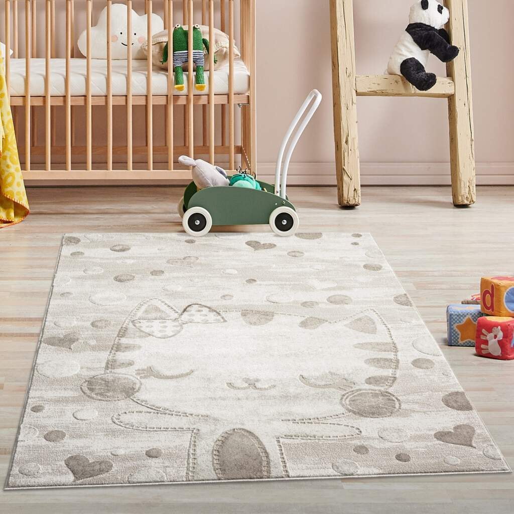 Carpet City Kinderteppich »MARA720« rechteckig 11 mm Höhe Kinderzimmer, Kur günstig online kaufen