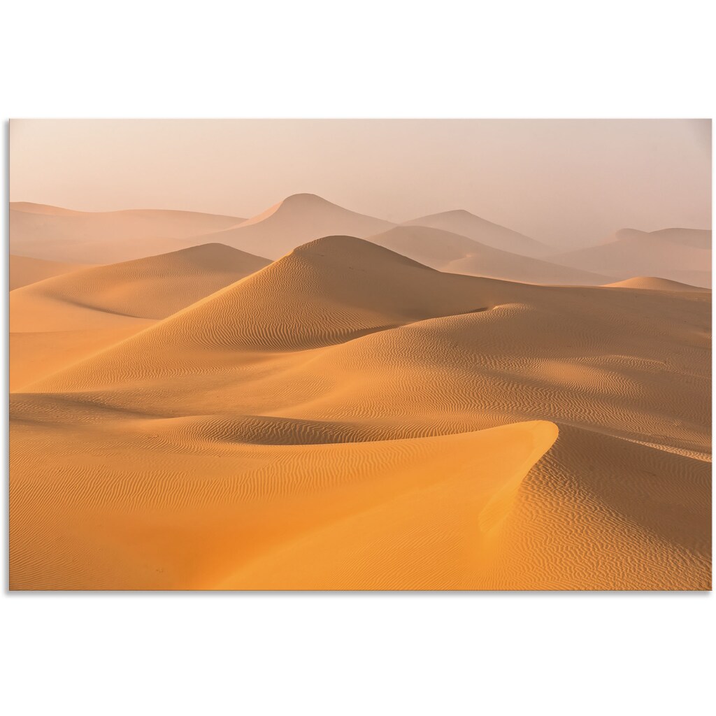 Artland Wandbild »Nebel in der Rub al Khali Wüste«, Wüstenbilder, (1 St.)
