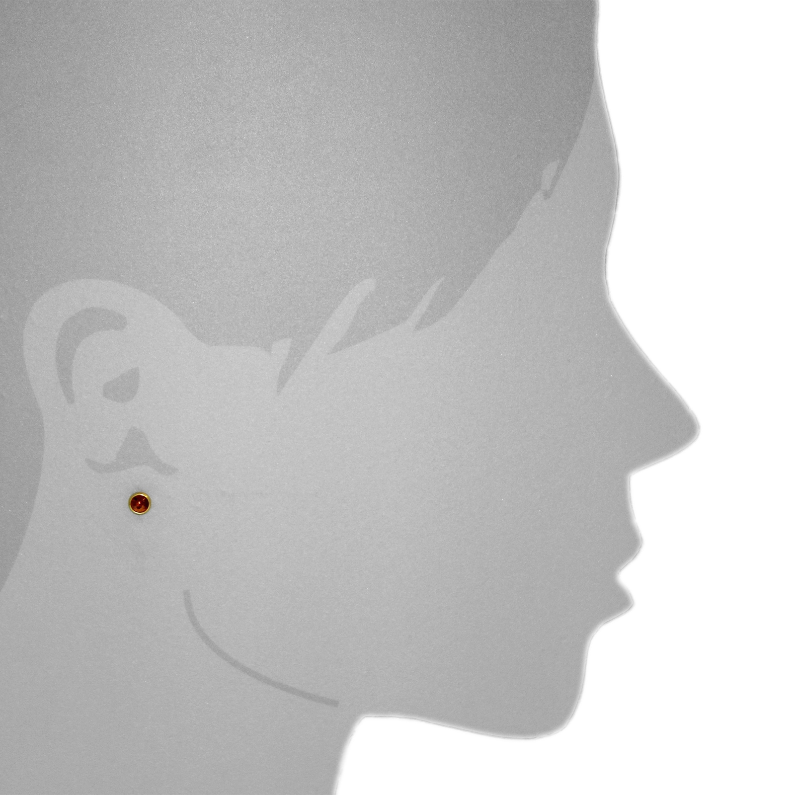 OSTSEE-SCHMUCK Paar Ohrstecker »Ostsee-Schmuck Ohrstecker Classic 5 mm Ohrstecker Classic 5 mm«, (2 tlg.)