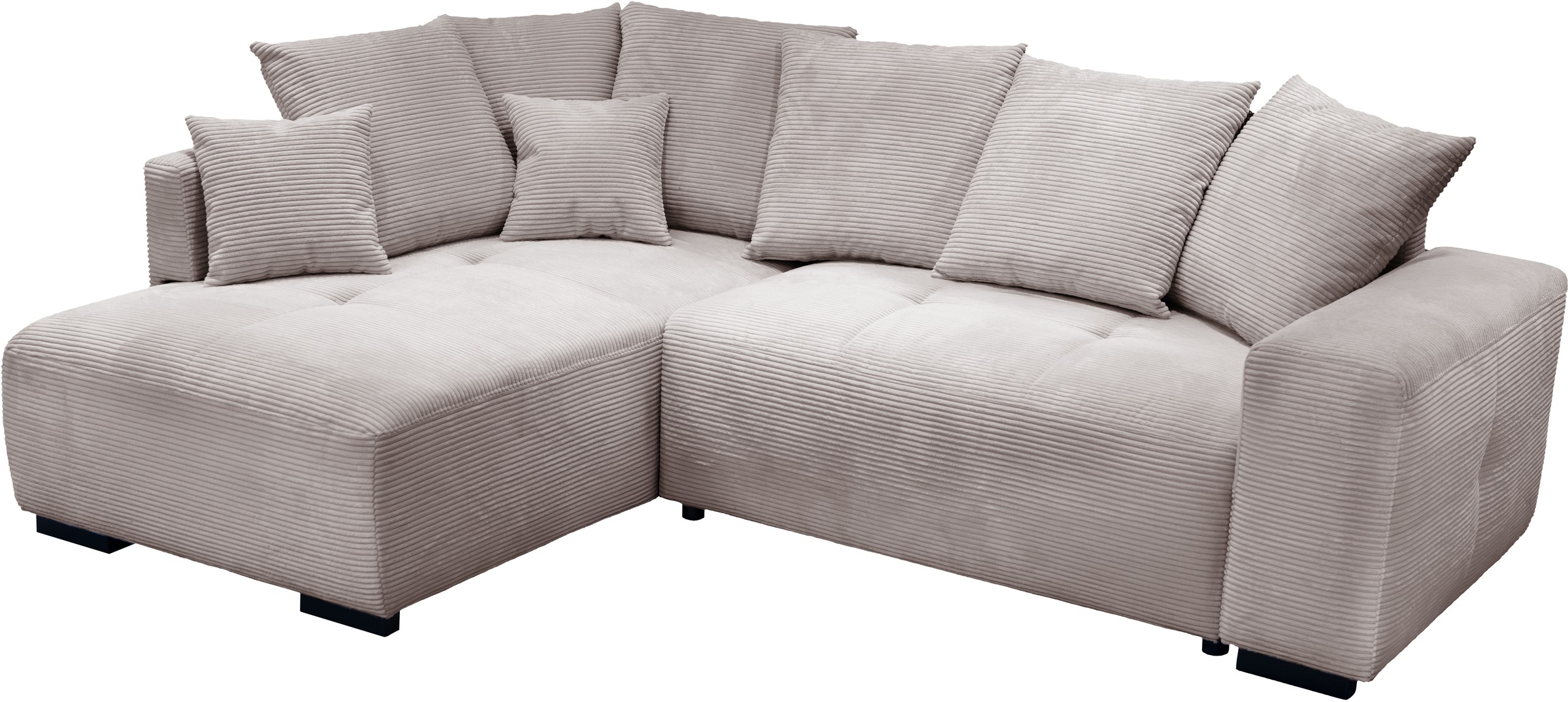 exxpo - sofa fashion Ecksofa »Arpino, elegant und bequem, Ottomane beidseit günstig online kaufen