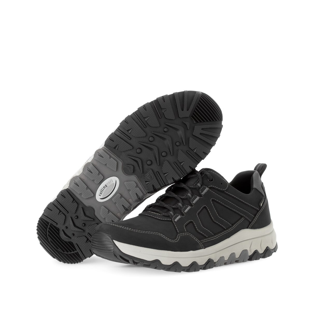 Gabor Sneaker »rollingsoft Sneaker low Materialmix Leder/Textil«