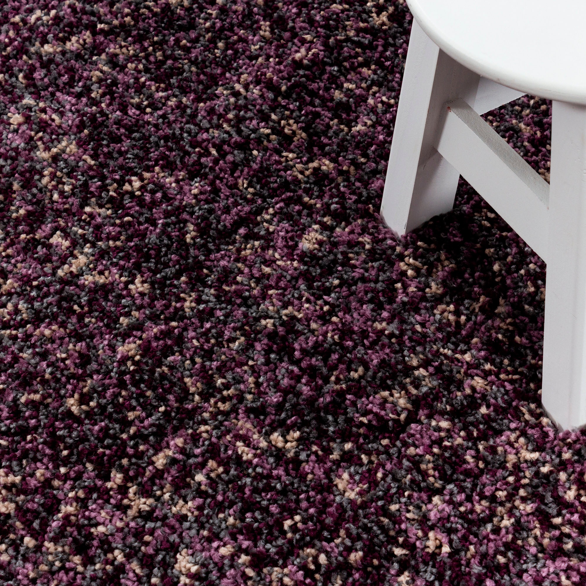Ayyildiz Teppiche Hochflor-Teppich »Enjoy Shaggy«, rund, 50 mm Höhe, melier günstig online kaufen