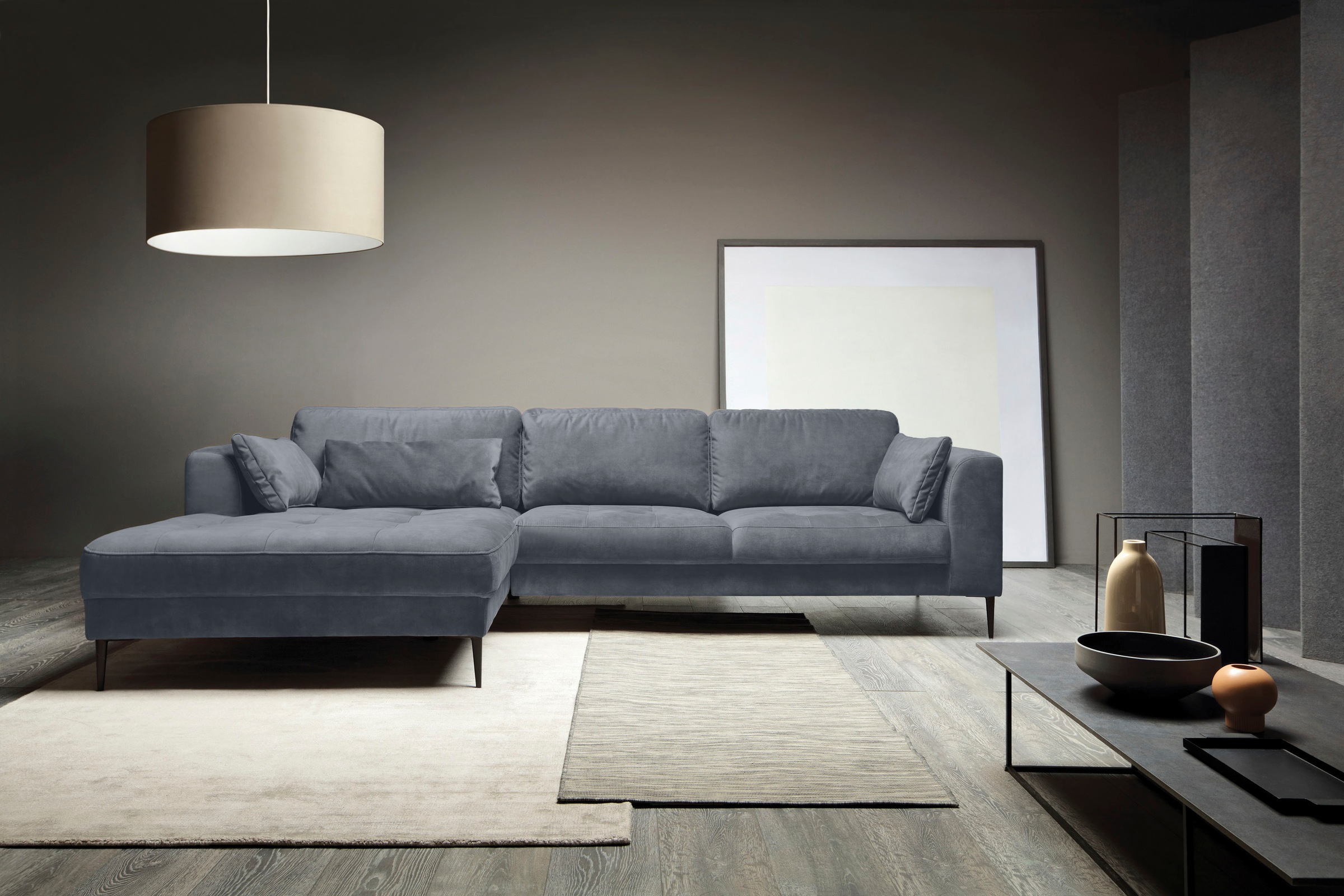 TRENDMANUFAKTUR Ecksofa »Luzi, wahlweise mit Schlaffunktion & Bettkasten. O günstig online kaufen