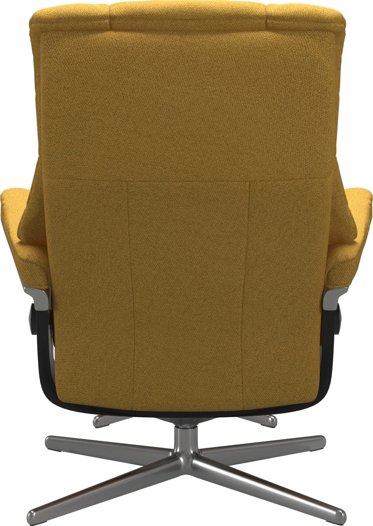 Stressless® Relaxsessel »Mayfair«, (Set, Relaxsessel mit Hocker), mit Hocker, mit Cross Base, Größe S, M & L, Holzakzent Schwarz