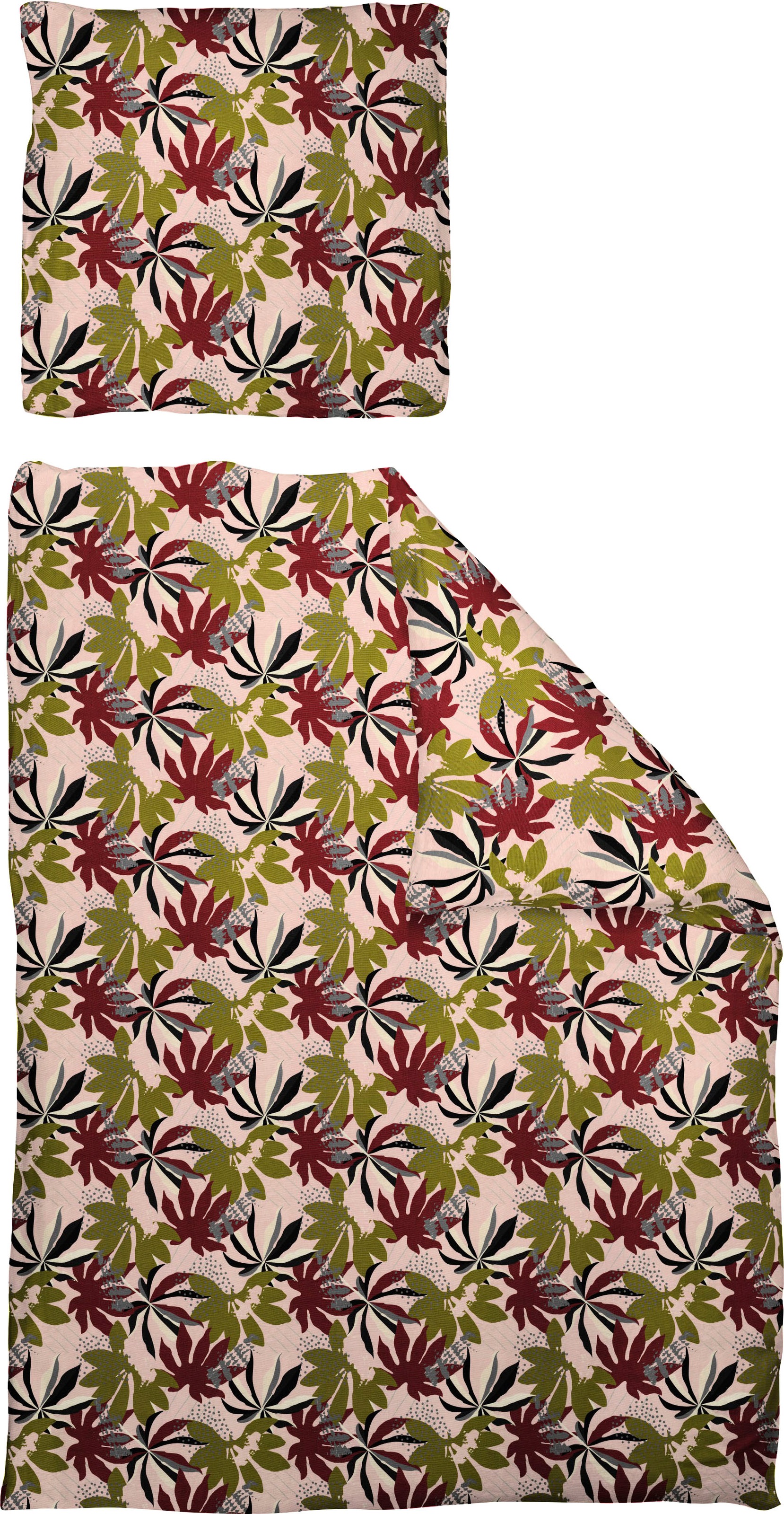 Adam Bettwäsche »Jungle« 2 Stk. tlg. aus 100 % Bio-Baumwolle, 2 teilig - Be günstig online kaufen