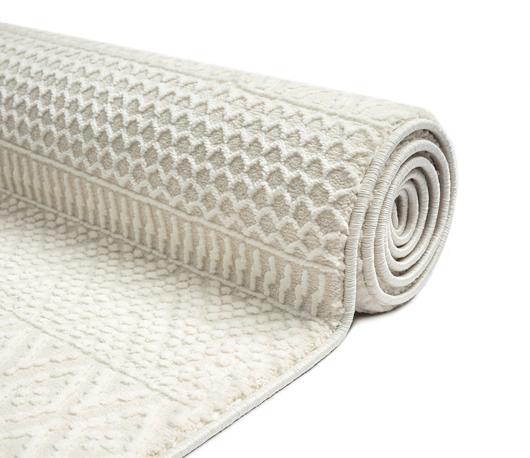 the carpet Teppich »Lima«, rechteckig, 12 mm Höhe, Designer Teppich Flor 1 recyceltem Polyester waschbar