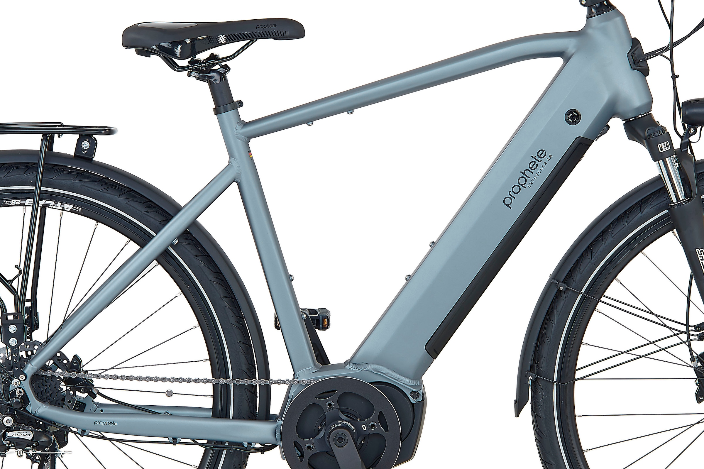 Prophete E-Bike »Prophete E-Bike Entdecker 3.8«, 8 Gang, Shimano, Altus, Mittelmotor 250 W, Pedelec