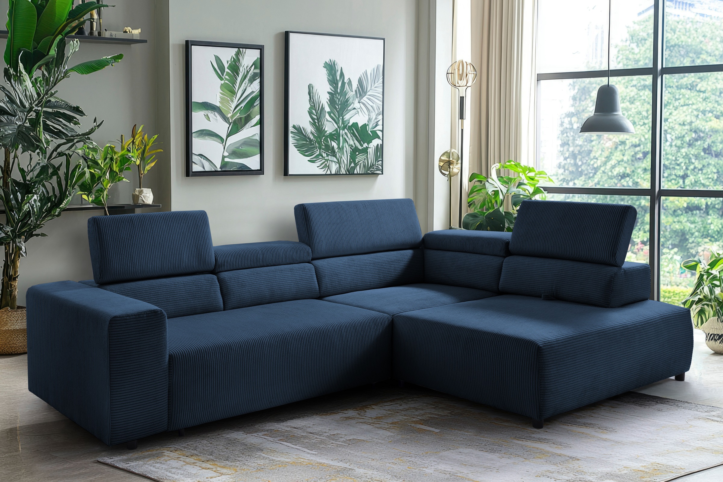 exxpo - sofa fashion Ecksofa »VITTORIO mit Komfortfunktionen, bequem und mo günstig online kaufen