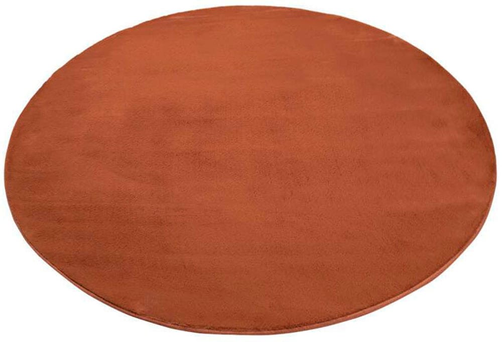 Carpet City Hochflor-Teppich »TOPIA400«, rund, 21 mm Höhe, besonders weich und kuschelig durch Polyester, Uni-Farben