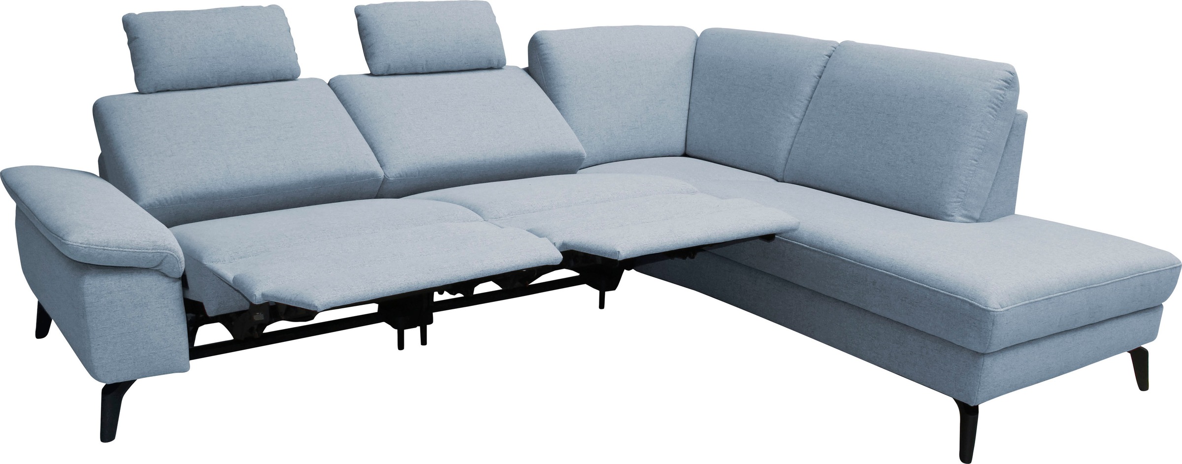 alina Ecksofa, inkl. Kopfstützen, wahlweise mit Relaxfunktion, Breite: 243 cm