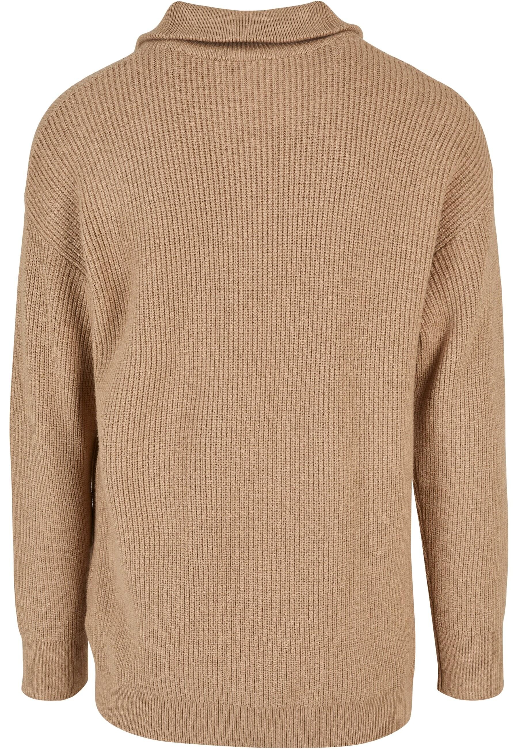 URBAN CLASSICS Sweater »Urban Classics Herren Oversized Knitted Troyer«, 1 Stk.

