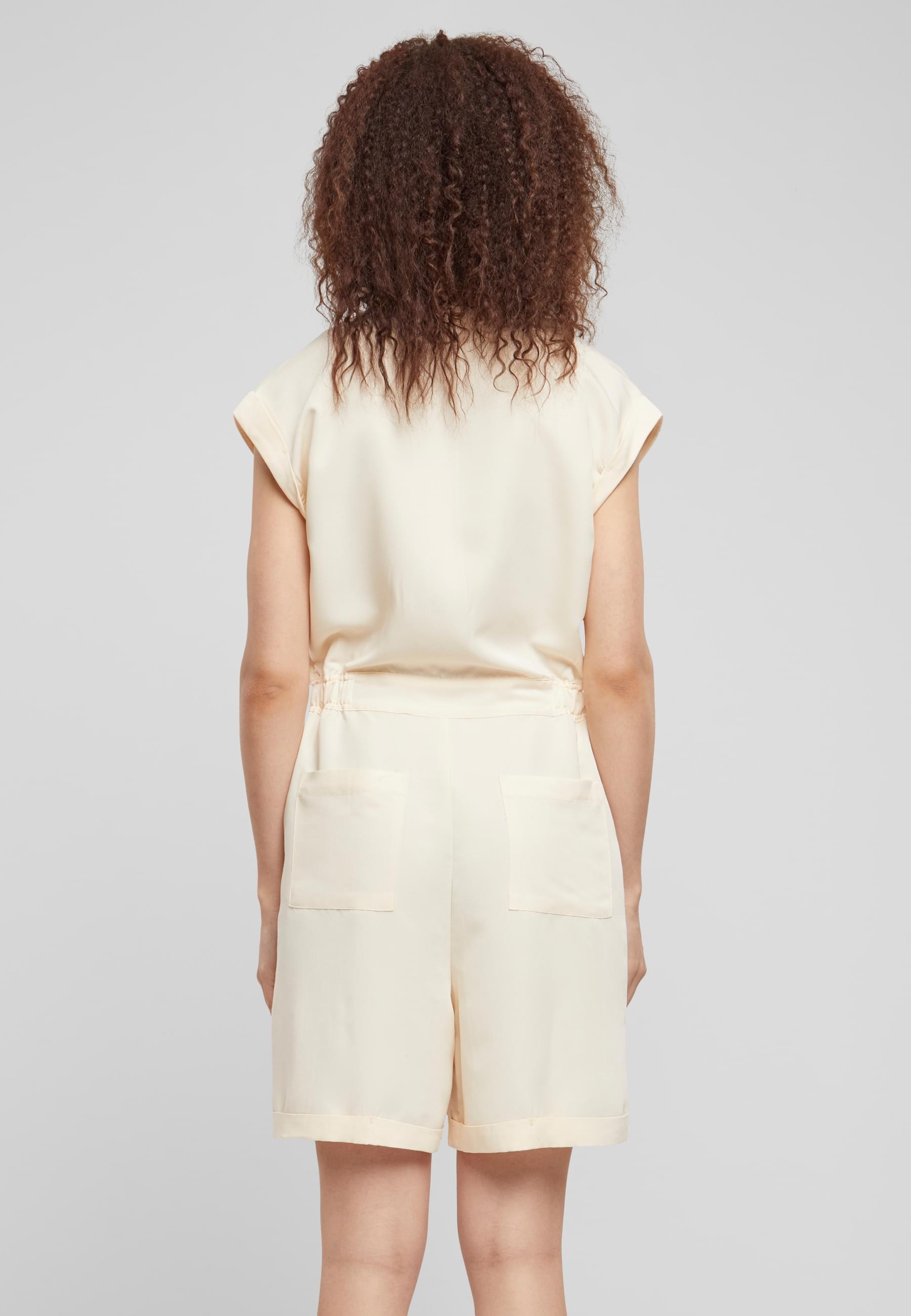 URBAN CLASSICS Jumpsuit »Urban Classics Damen Ladies Viscose Twill Jumpsuit« 1 Stk.