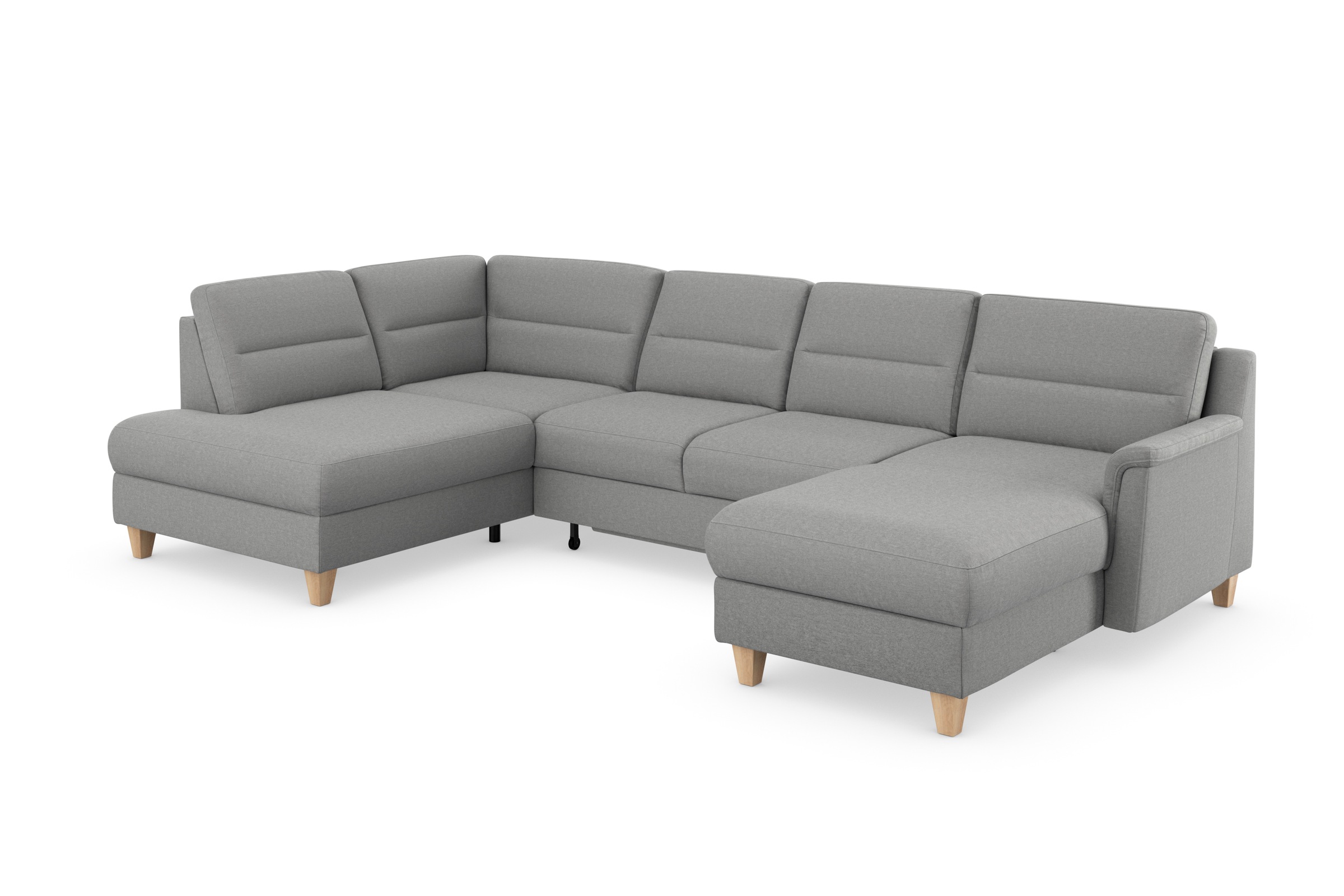 sit&more Wohnlandschaft »Farö U-Form«, inklusive Federkern, wahlweise mit Bettfunktion und Bettkasten