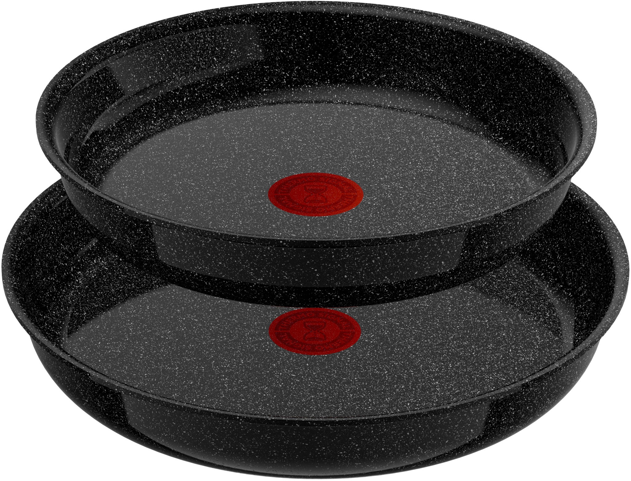 Tefal Pfannen-Set »Ingenio Intens' Ceram« Aluminium Set, 3 Stk. tlg. abnehmbarer Griff, Thermo-Signal, Induktion, made in France