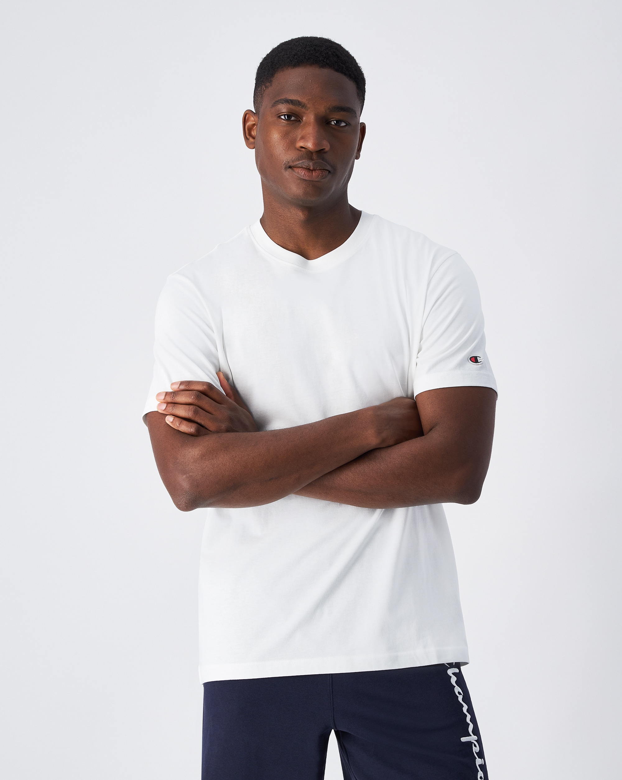 Champion T-Shirt, (Packung, 2 tlg.), Basic Shirt, Doppelpack