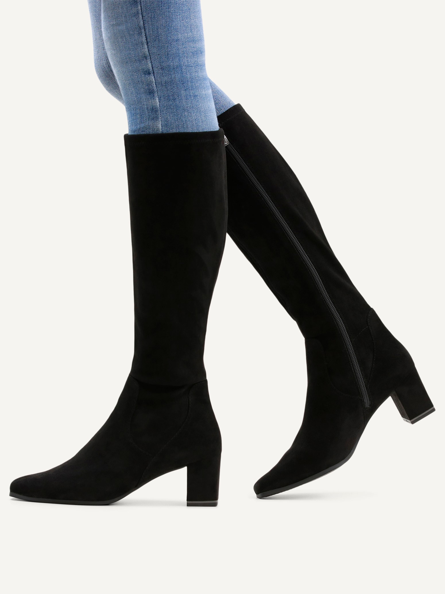 Caprice Stiefel  , Blockabsatz, Abendschuh, Langschaft-Stiefel mit Innenreißverschluss